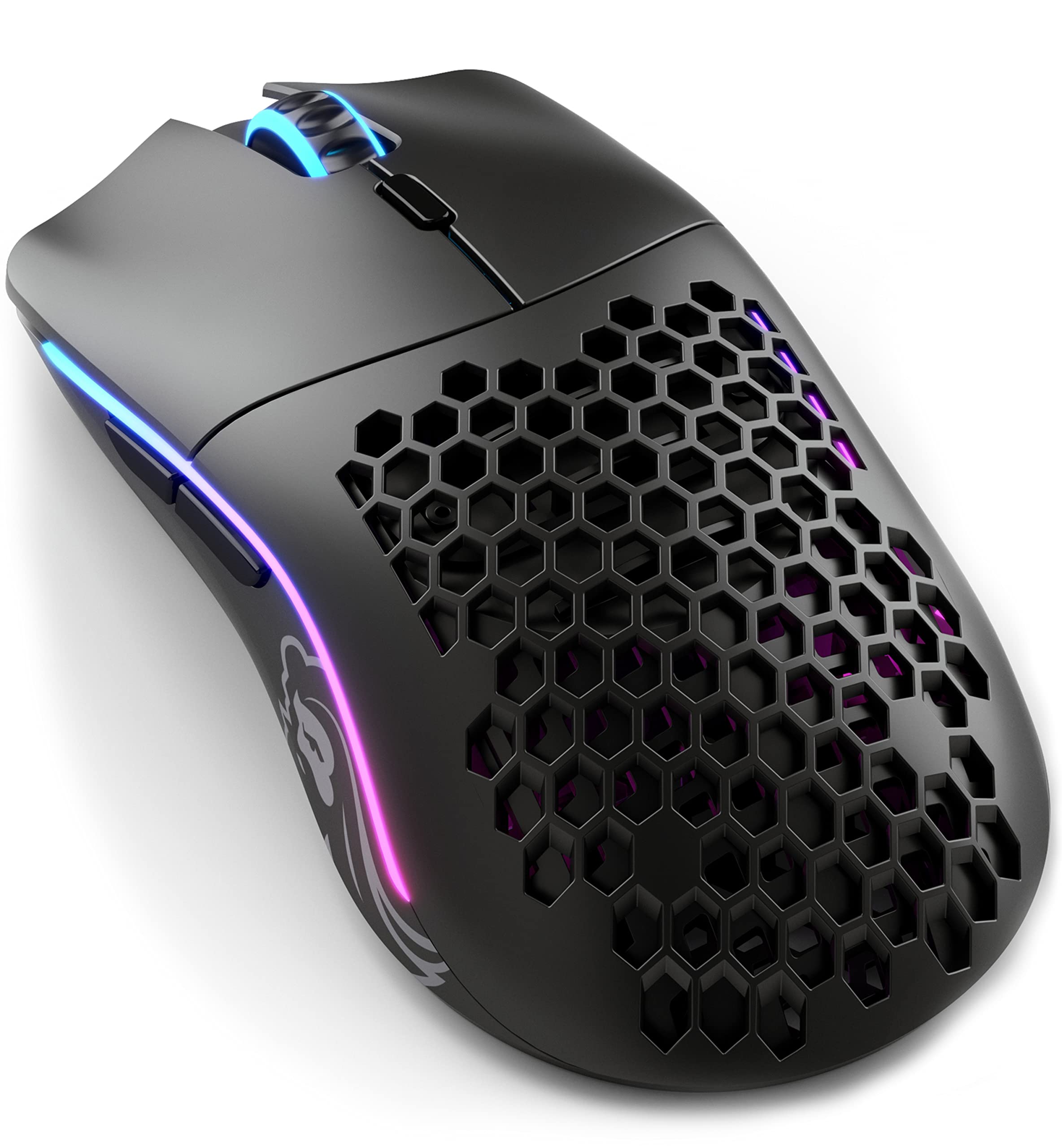 Glorious Model O Wireless RGB Gaming Mouse - Matte Black (Renewed) | Lightweight Honeycomb Design | 71g Ultra-Light | 19,000 DPI | for PC Gaming, Esports & Professional Use