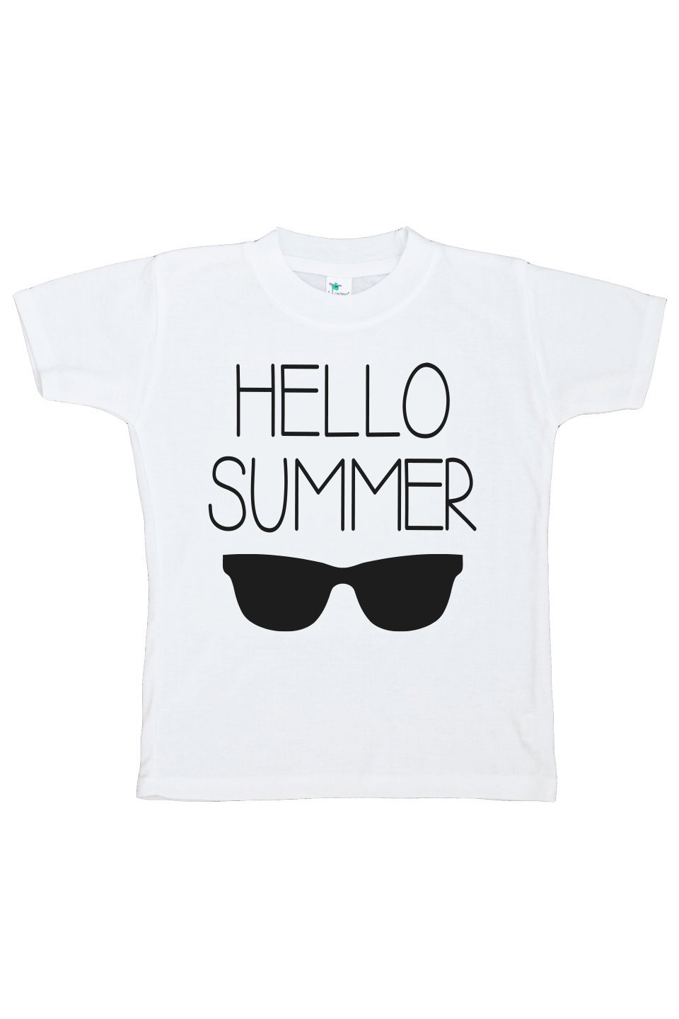 Custom Baby Hello Summer T-Shirt - Cute Infant Summer Outfit for Boys & Girls - Perfect for Beach Vacations, Pool Parties & Family Photos