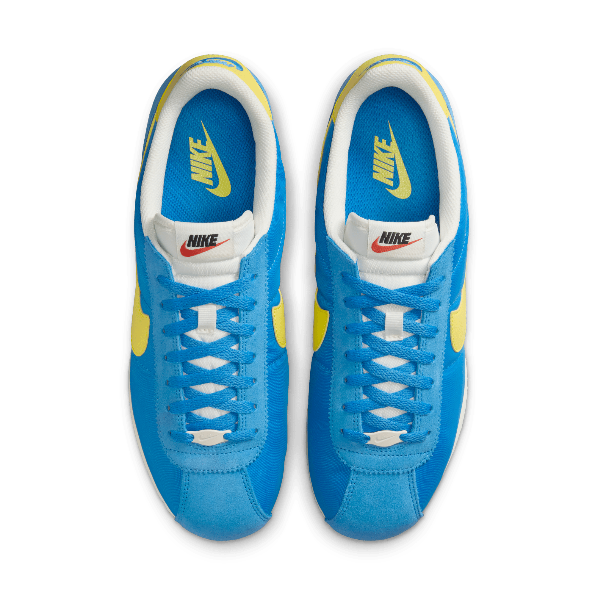 Nike Cortez TXT Sneakers in Light Photo Blue & Lightning - Classic Comfort for Running, Walking & Casual Wear