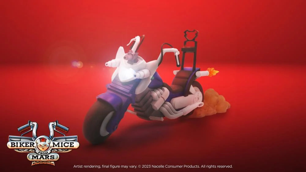 Modo's Mondo Chopper Biker Mice From Mars Action Figure - Collectible Toy for Fans & Display - Perfect for Home Decor, Office Display, and Gift Giving