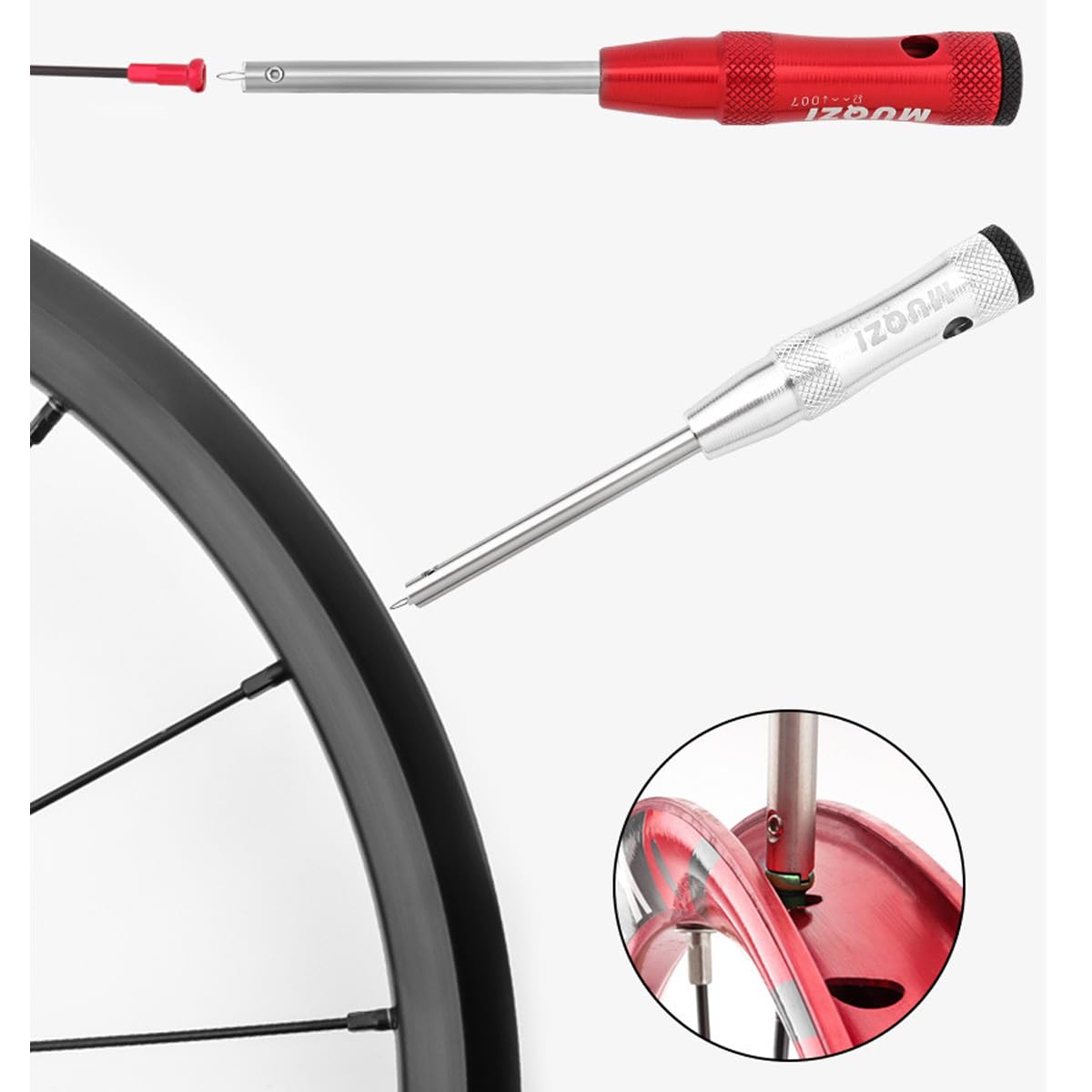 Bicycle Spoke Wrench Tool - Professional Spoke Nipple Removal & Installation Kit for Bike Wheel Repair - Perfect for Road Bikes, Mountain Bikes & BMX Maintenance