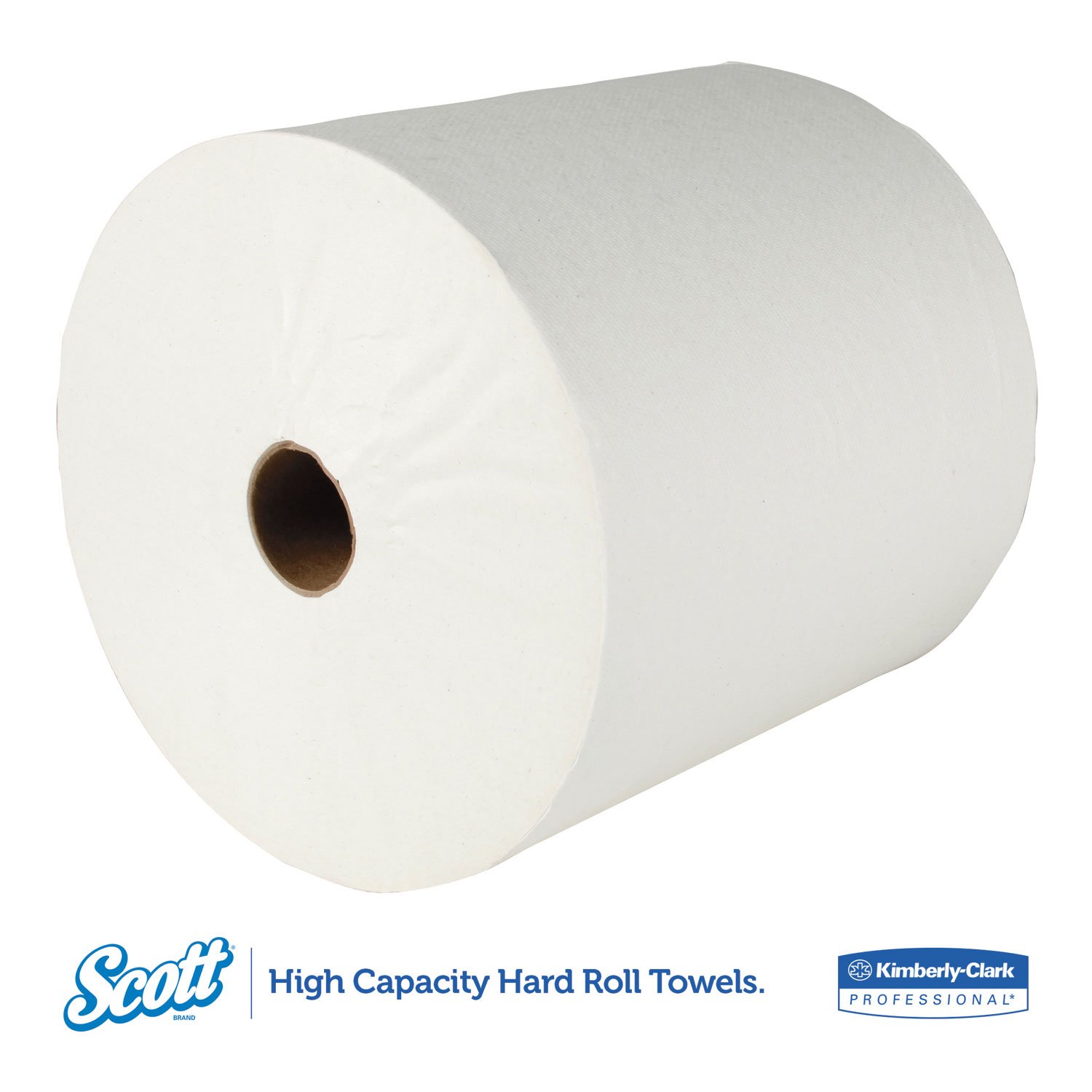 Scott 01000 Hard Roll Towels - 12 Rolls/Carton, 1.5-Inch Core, 8 x 1000ft, White Commercial Paper Towels for Industrial Cleaning, Restaurant, and Janitorial Use