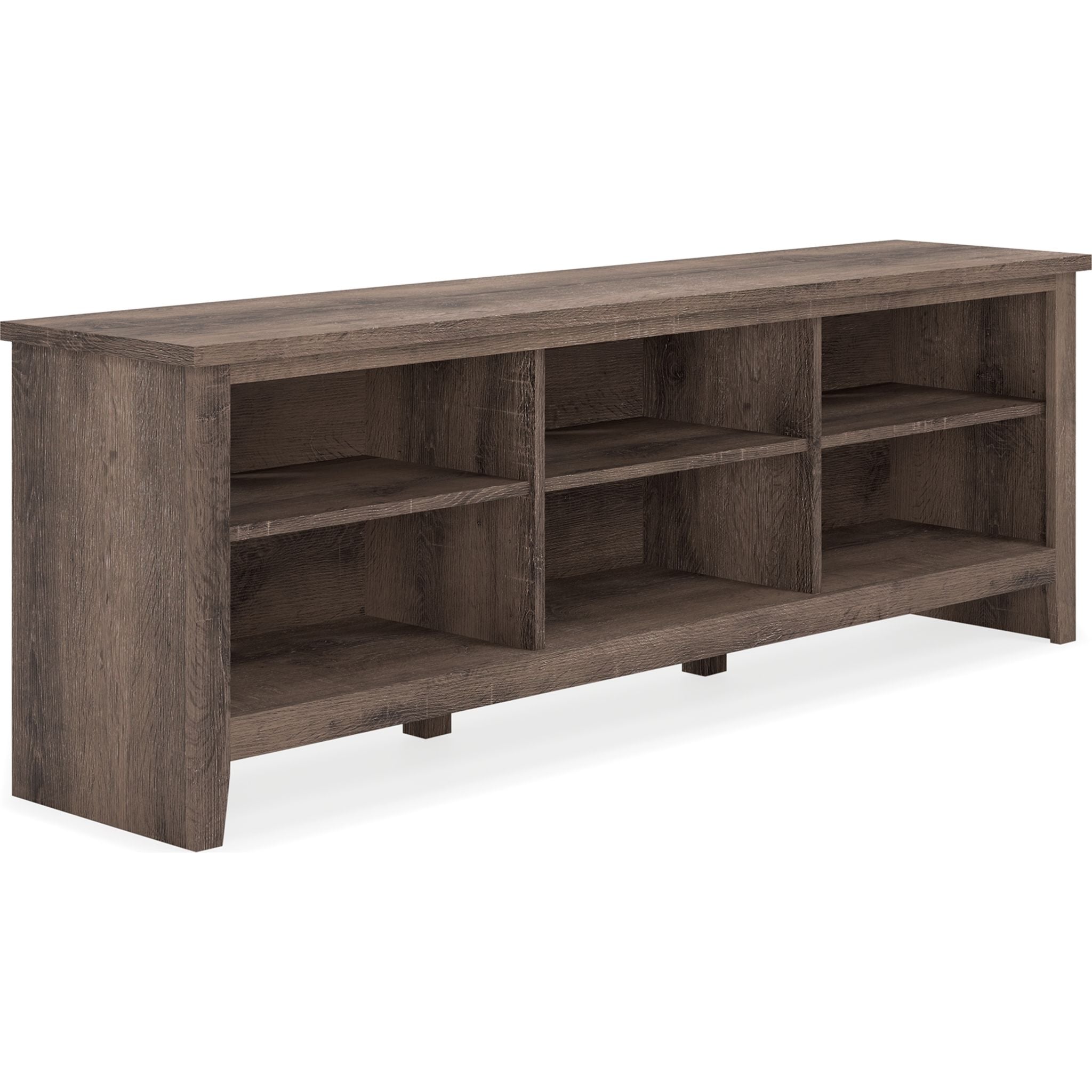 Arlenbry Modern TV Stand with Storage Shelf - 60 Inch Entertainment Center for Living Room, Gray - Perfect for Flat Screen TVs, Gaming Consoles & Media Storage