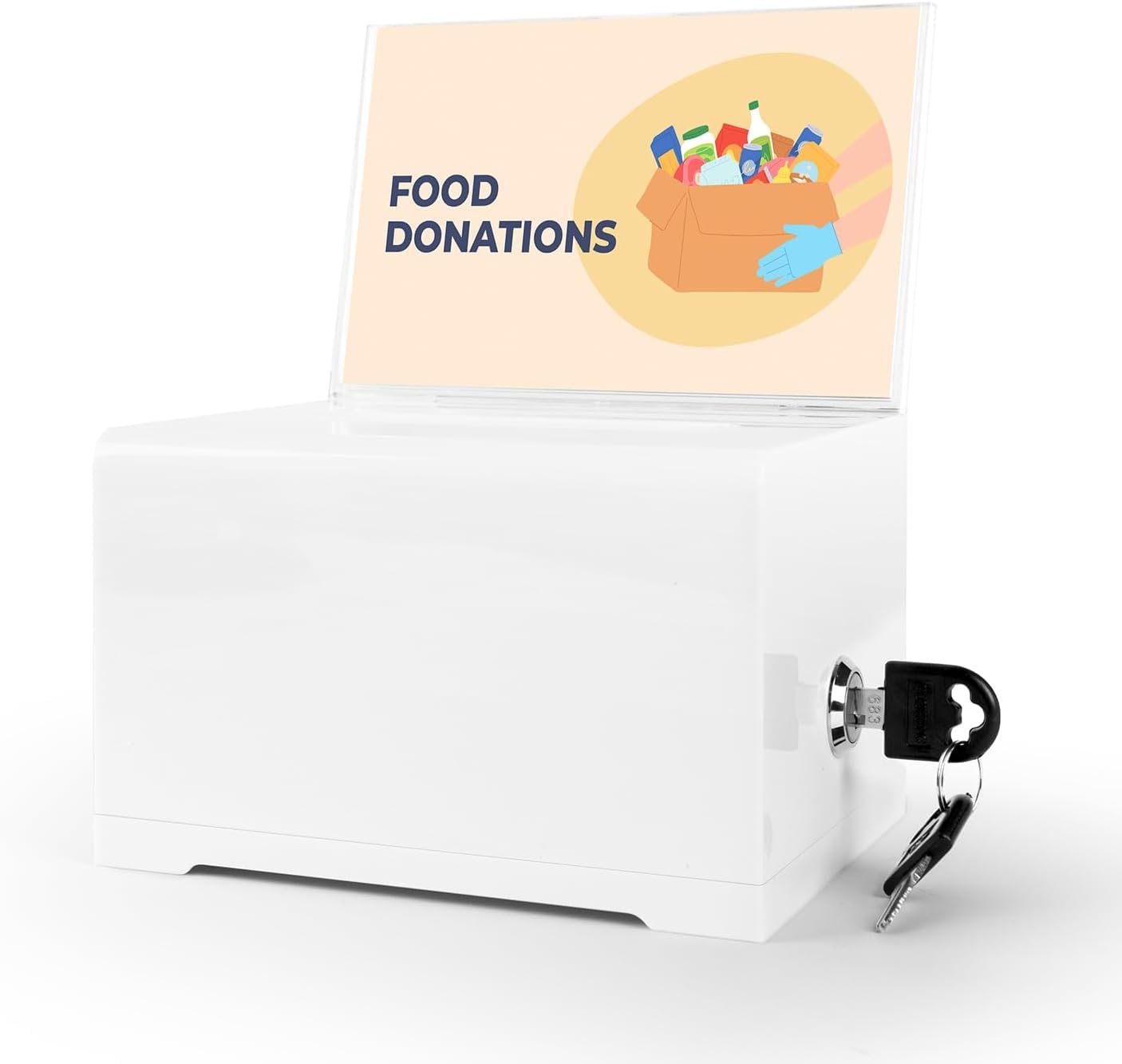 SHUMEI Locked Suggestion & Donation Box - Secure Voting Box for Schools, Bars, Associations & Fundraising Events | Perfect for Anonymous Suggestions, Charity Donations and Community Voting