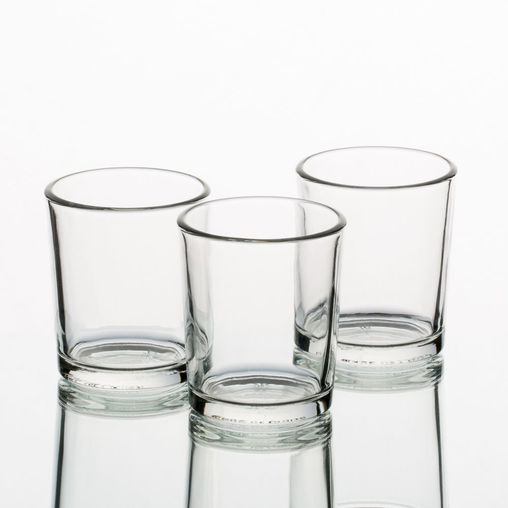 288-Piece Clear Glass Votive Candle Holders Set - Bulk Small Candle Jars for Wedding, Party, Restaurant & Home Decor (2.5
