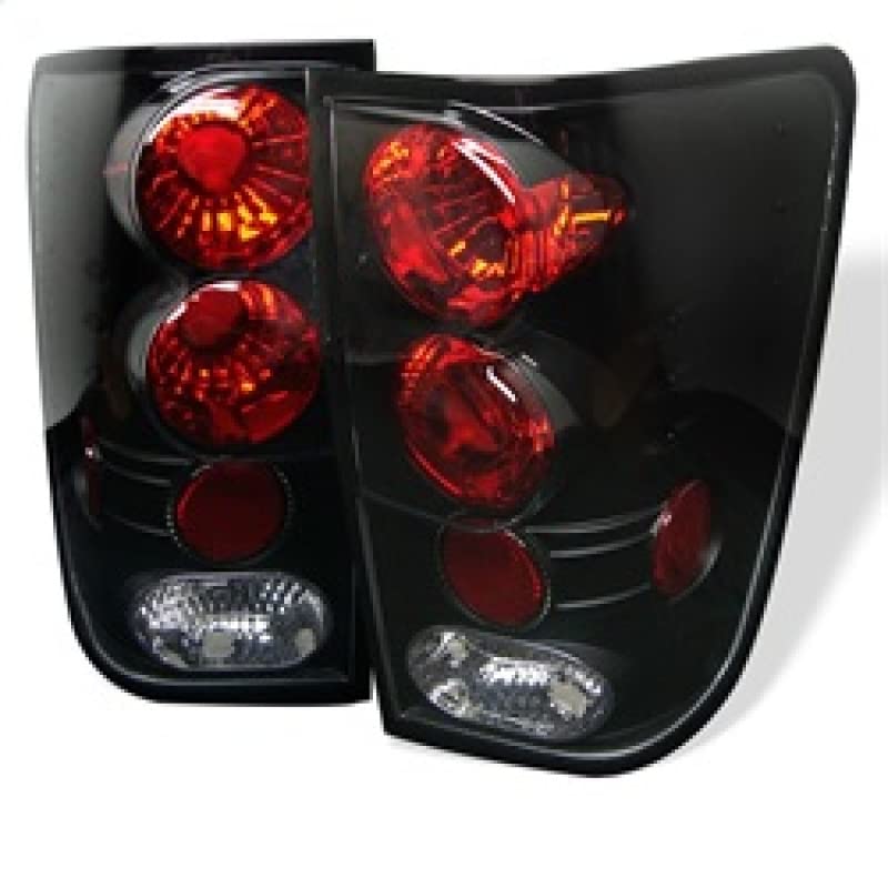 Spyder Auto 5007025 Euro Style LED Tail Lights - Black/Clear Smoke Lens - Compatible with [Vehicle Model] - Enhances Rear Visibility & Style for Night Driving