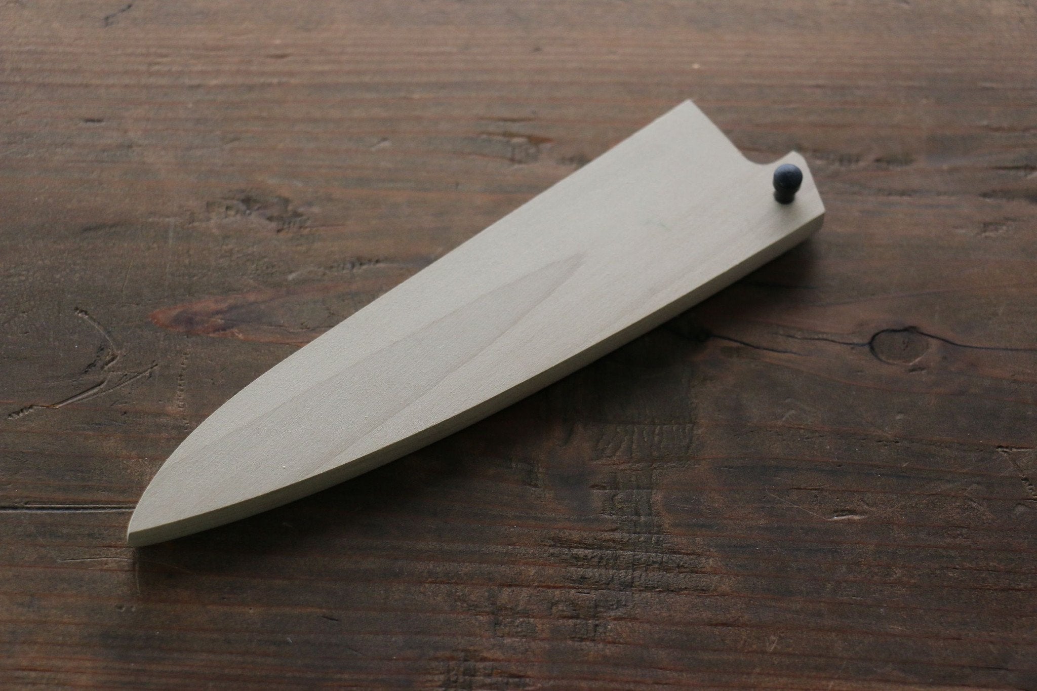 Premium Magnolia Saya Sheath for 120mm Petty Knife - Handcrafted Plywood Pin - Perfect for Kitchen, Camping & Outdoor Cooking