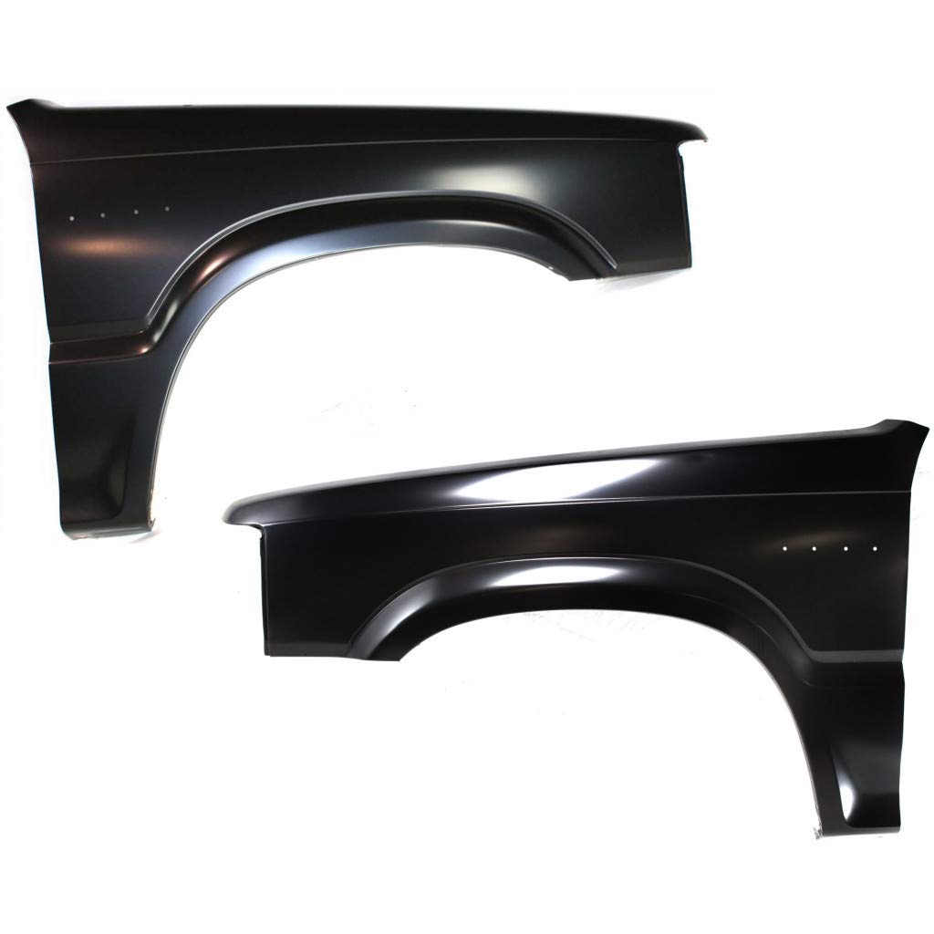 **For Mazda B2200 Fender 1987-1993 - Driver & Passenger Side Pair (Front, Base/LX/SE-5) | OEM Replacement Parts MA1240115 & MA1241116 | Perfect for Restoration & Off-Roading**
