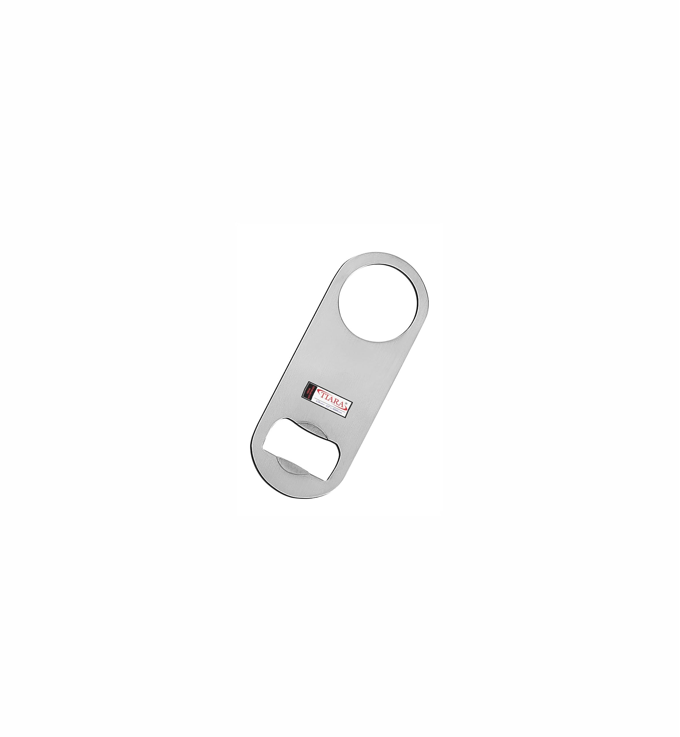 TIARA Sania Stainless Steel Bottle Opener - 11cm Compact Beer & Soda Opener for Kitchen, Bar, Restaurant - Durable Flat Design (1-Pack) - Perfect for Parties, Camping & Home Use
