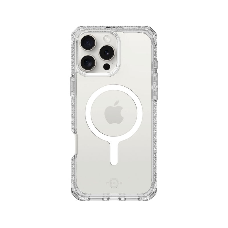 iTskins Hybrid Rugged Case for iPhone 16 Pro - Shockproof & Drop Protection - Perfect for Outdoor Adventures, Work & Travel
