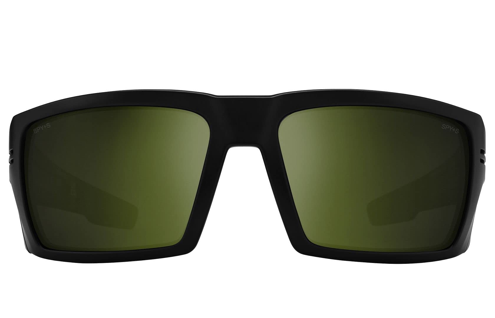 Spy Optic Rebar ANSI Certified Wrap Sunglasses - Rectangular Frame with Color & Contrast Enhancing Lenses for Cycling, Running & Outdoor Sports