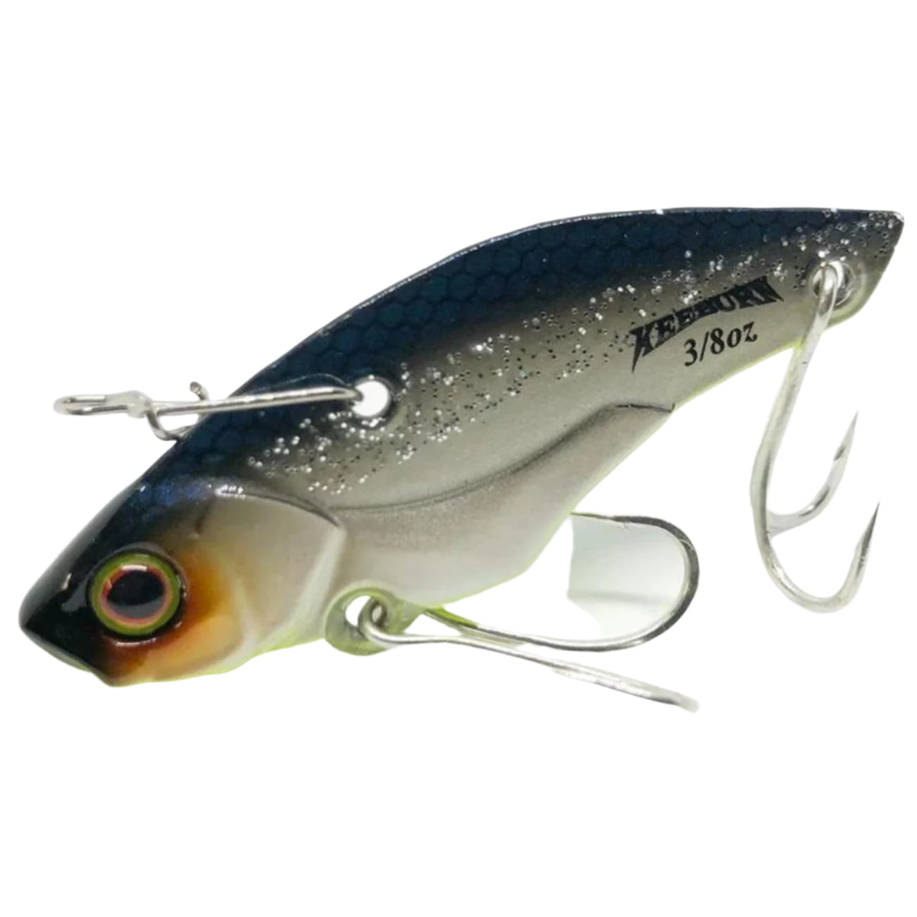 Jackall Keeburn Blade Bait - Premium Fishing Lure for Bass, Walleye & Pike - Slow Sinking Blade Bait for Freshwater & Saltwater Fishing - Perfect for Casting, Trolling & Jigging