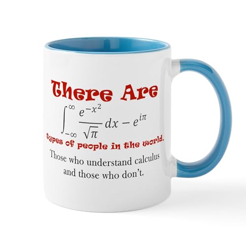 White/Blue Inside - Calculus Mug