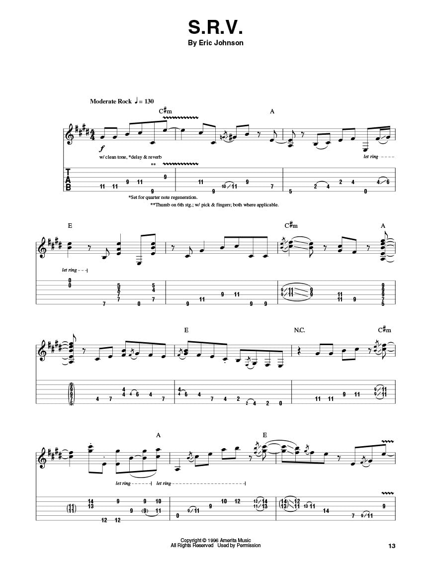 Eric Johnson Guitar Play-Along Volume 118 Book with Online Audio - Hal Leonard Guitar Play-Along Series - Perfect for Guitar Practice, Lessons & Jam Sessions