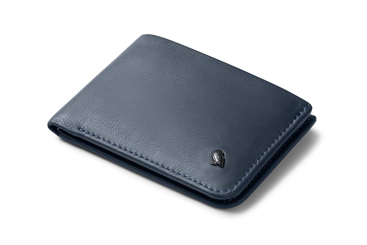 Bellroy Hide & Seek Slim Leather RFID Wallet - Bifold Design with Coin Pouch & Hidden Pocket (Holds 5-12 Cards & Flat Notes) - Perfect for Everyday Carry & Travel Accessories