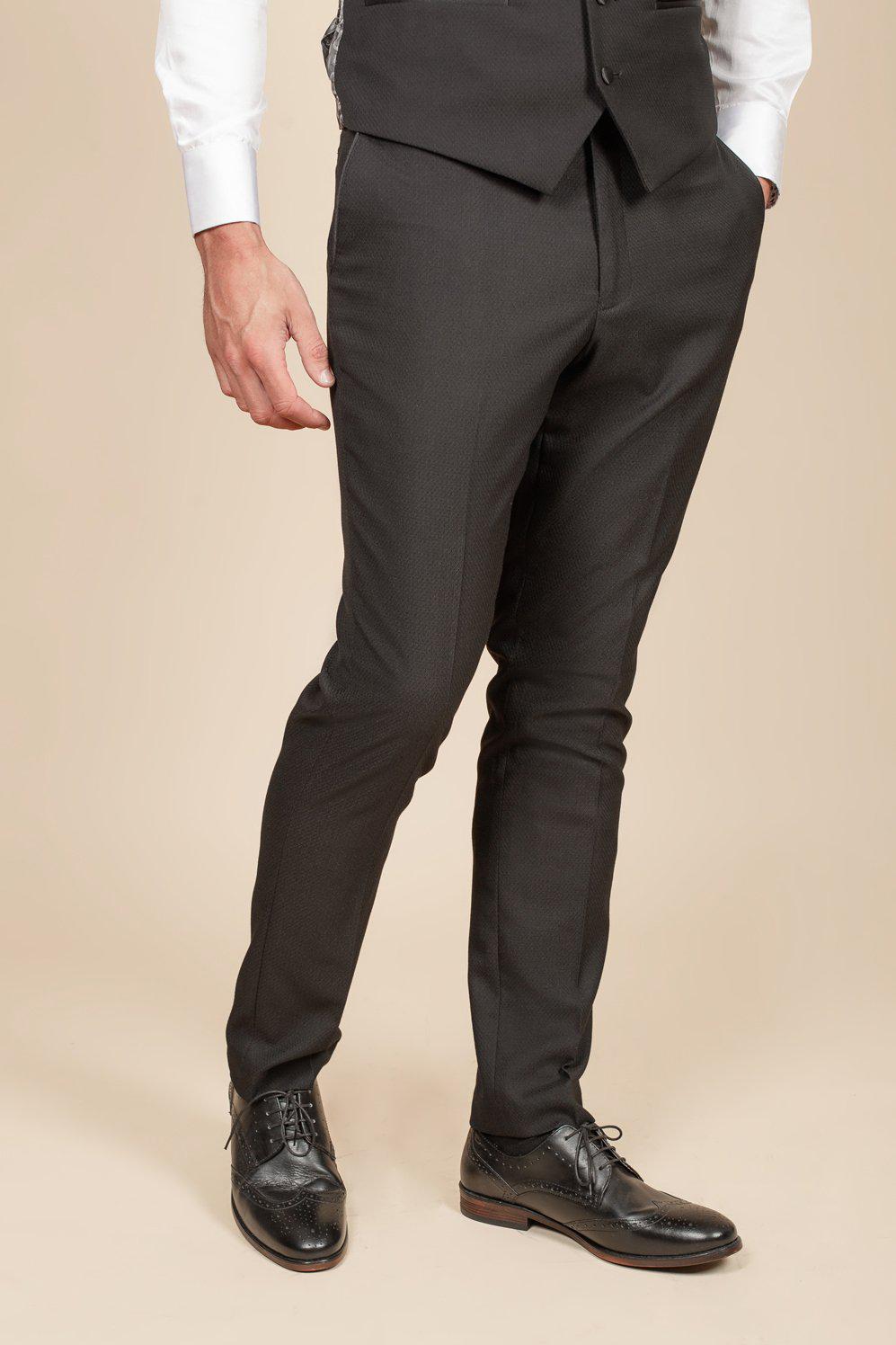 Dalton Black Tuxedo Suit for Men - Formal Wedding & Prom Attire - Inspired by Coronation Street's Dylan Wilson (Liam McCheyne)