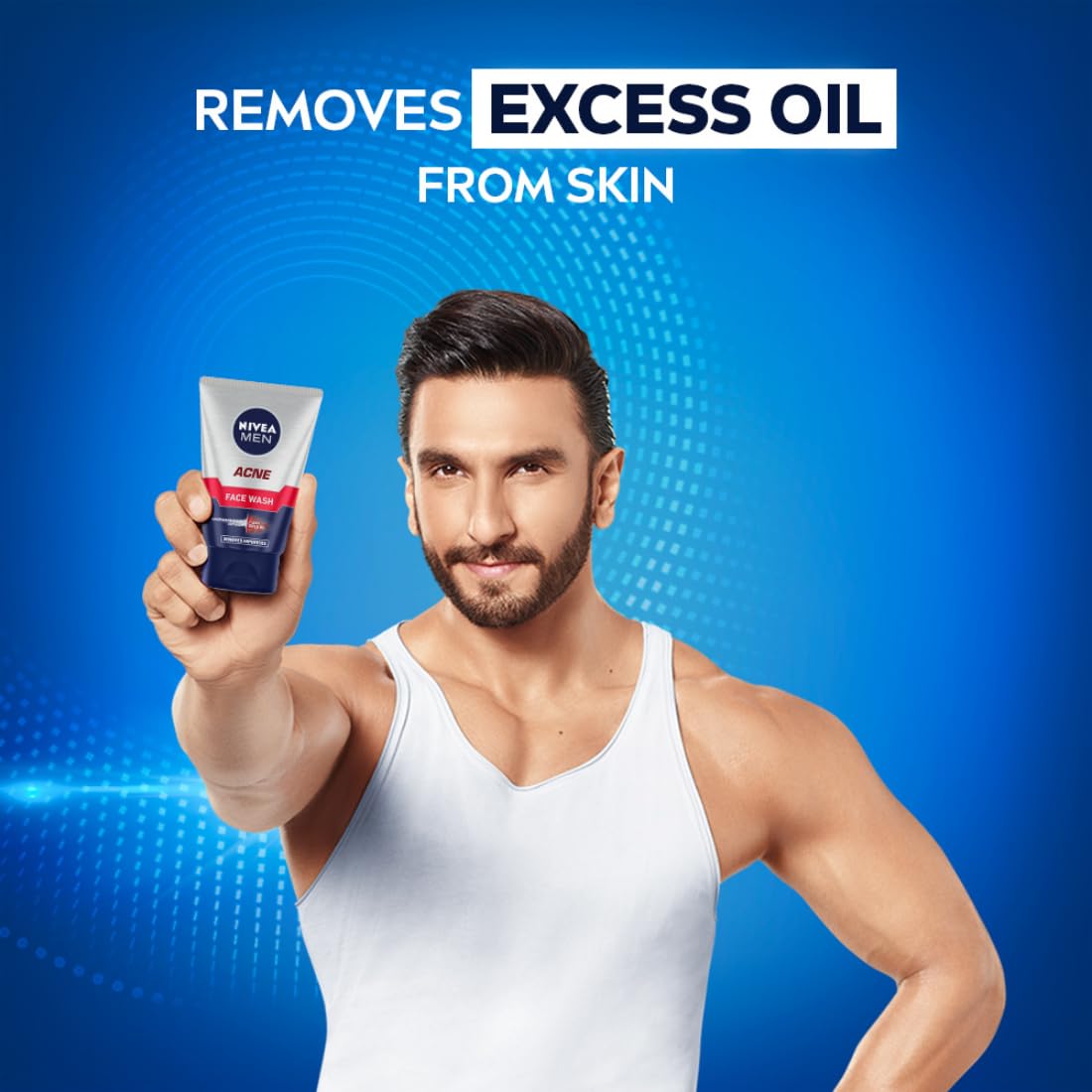 NIVEA MEN Acne Control Face Wash 50g with Magnolia Bark Extract | 12-Hour Oil Control for Oily Skin | Deep Cleansing to Fight Dirt & Excess Oil | Perfect for Summer Skincare & Daily Use