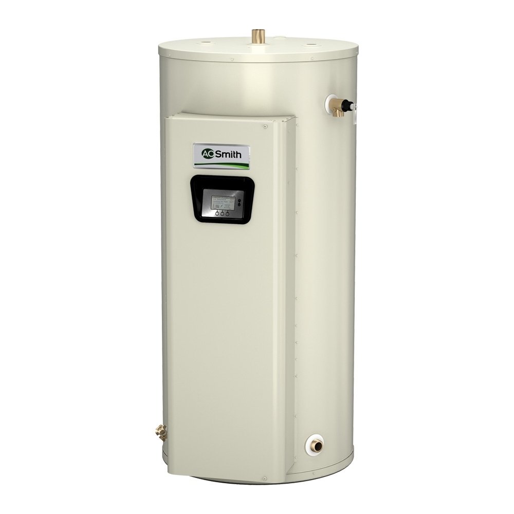 AO Smith DVE-52-30 Commercial Electric Tank Water Heater 52 Gallon 30kW for Restaurants, Hotels & Office Buildings