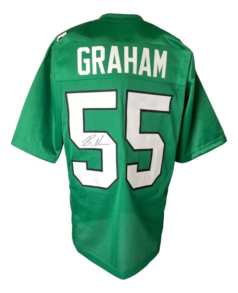 Brandon Graham Philadelphia Eagles Autographed Kelly Green Football Jersey with JSA COA - Perfect for Eagles Fans, Collectors & Sports Memorabilia Displays