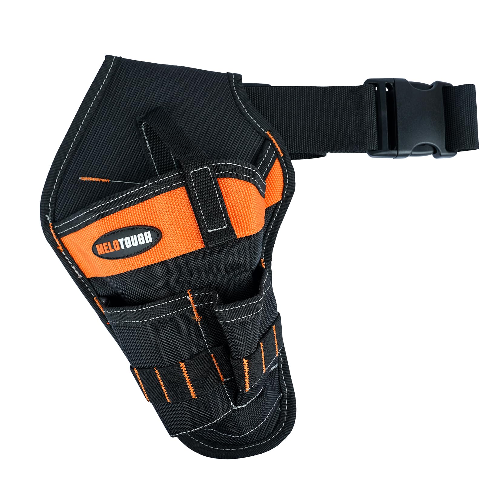 **MELOTOUGH Left/Right Handed Cordless Drill Holster - Tool Belt Drill Pouch for Impact Driver & Drill Bits - Perfect for Construction, DIY Projects & Home Repairs**