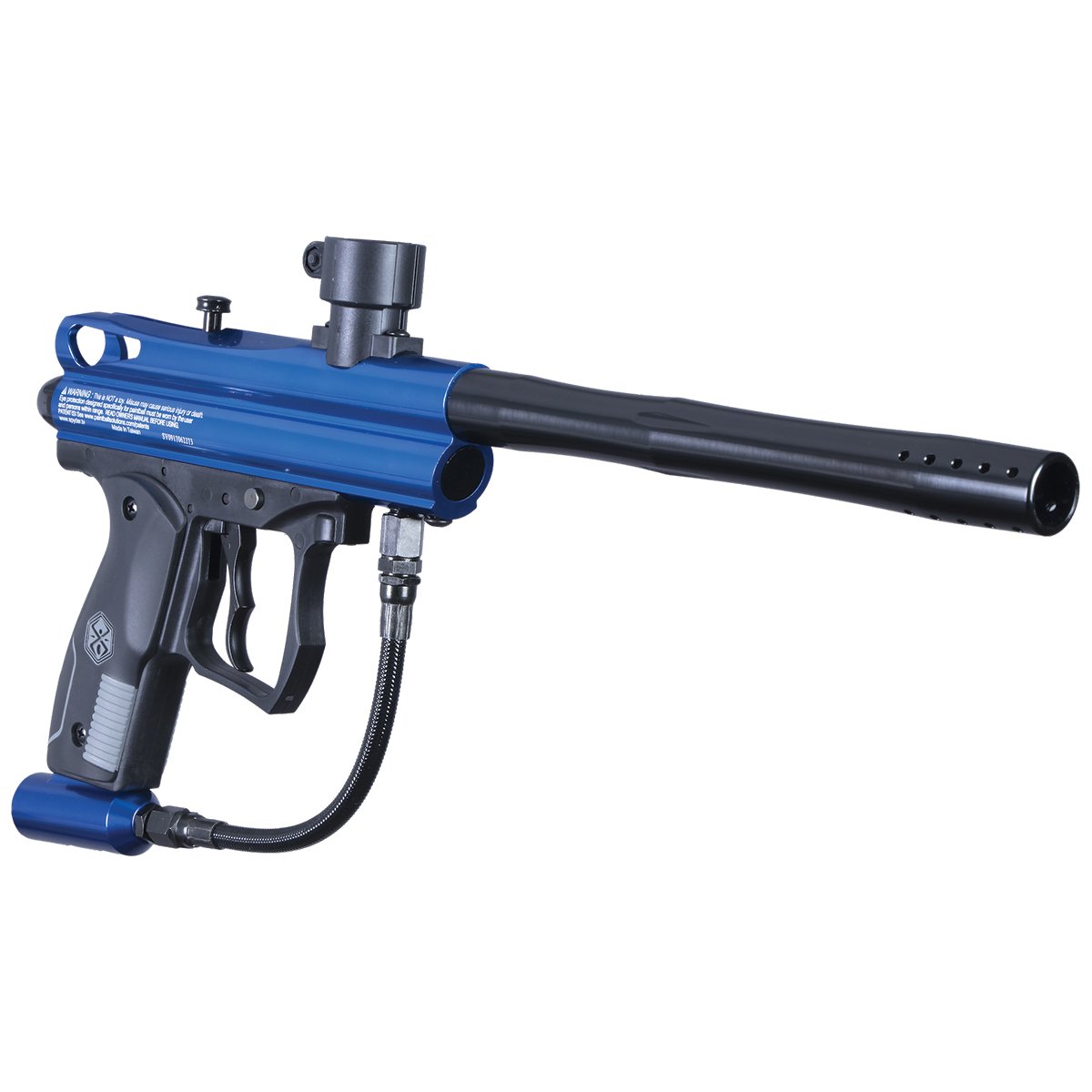 Spyder Victor Paintball Marker Gun - High Performance Gloss Blue Paintball Gun for Outdoor Sports & Competitive Play