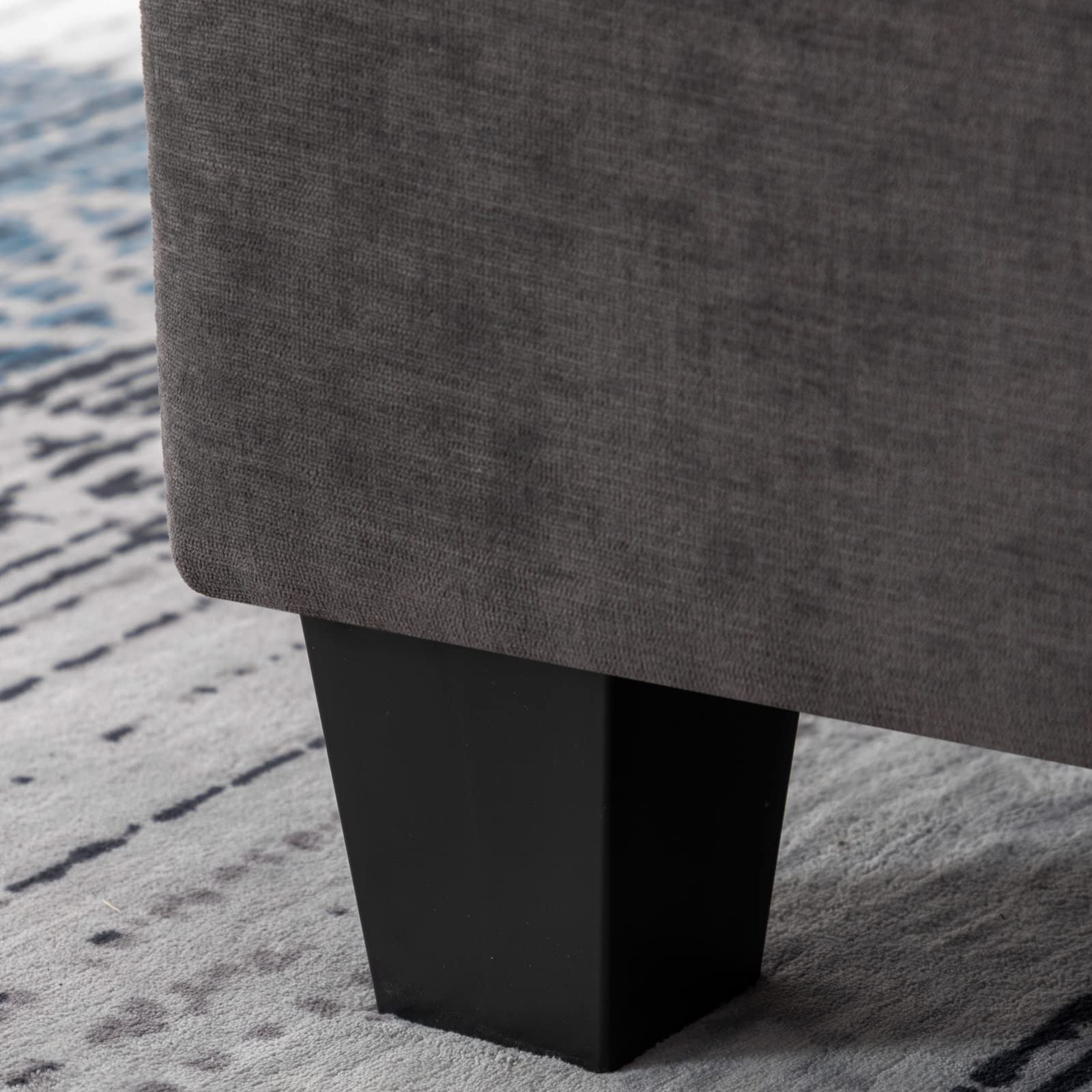 Modular Sectional Sofa Armless Chair - Single Seat Middle Module for Customizable Sectional Couch, Living Room Furniture for Small Spaces, Apartment & Home Theater Seating
