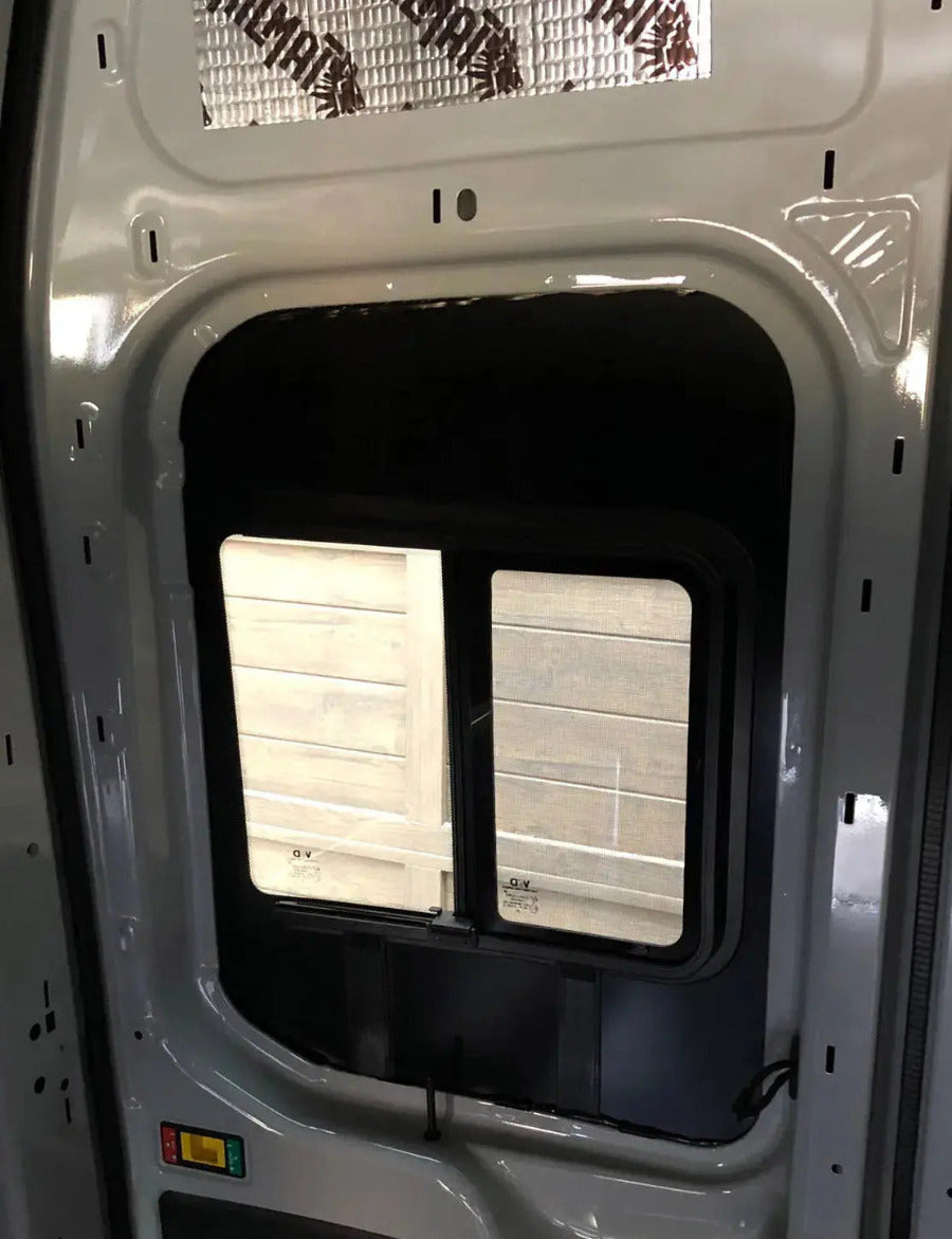 2015+ Ford Transit Van Slider Window - Medium/High Roof Passenger Side Rear Cargo Door (DTT18018 INT) | Replacement Part for Cargo Vans & Work Trucks | Perfect for Delivery Services, Camping & Mobile Workshops