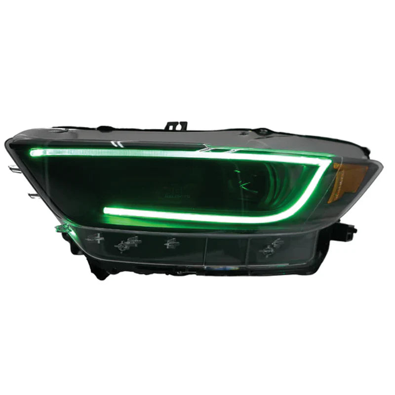 Ford Mustang LED Headlights - Multicolor RGB Halo Lights for 2015-2017 Models | XB Morimoto | Upgrade Your Night Driving & Car Show Appearance