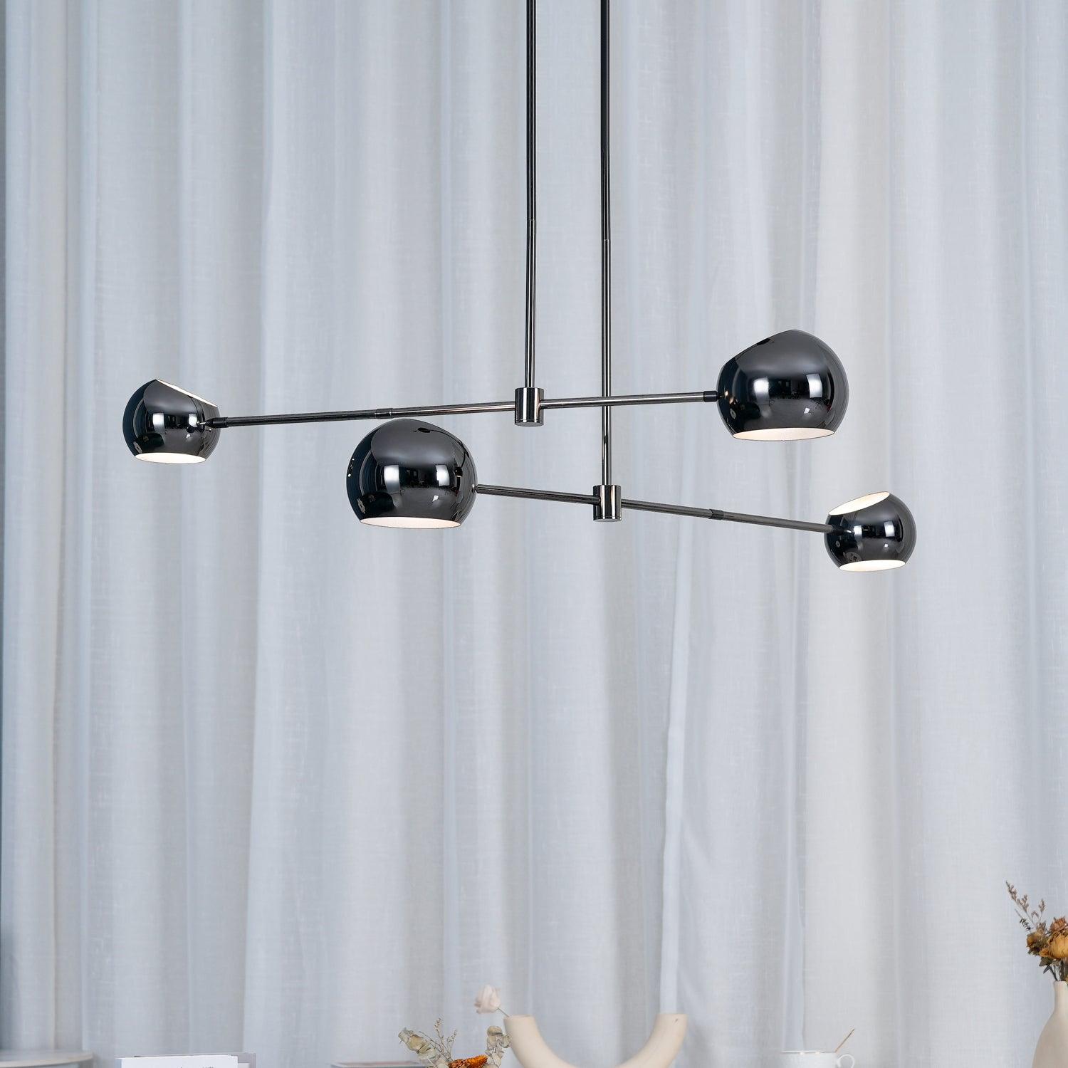 Acaba Chandelier - Elegant Crystal Ceiling Light Fixture for Dining Room, Living Room & Bedroom | Modern Home Decor Lighting