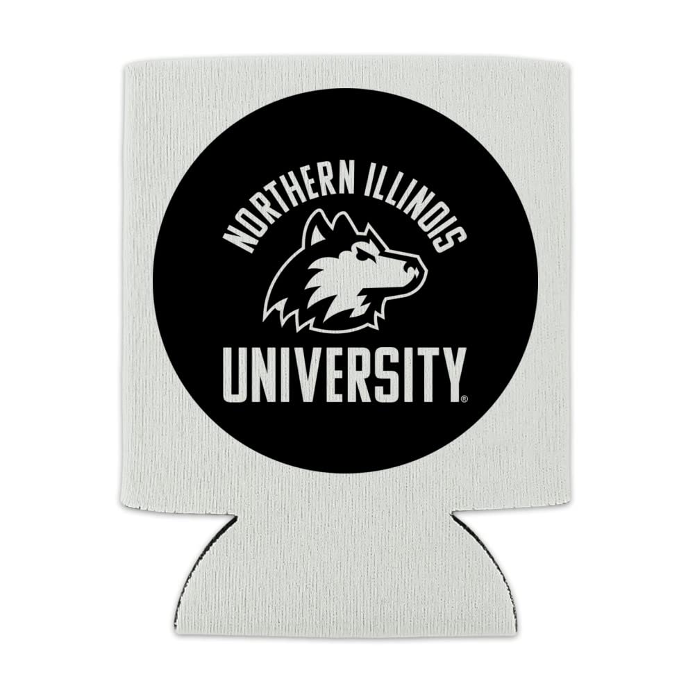 Northern Illinois University Huskies Insulated Can Cooler - Collapsible Drink Sleeve & Beverage Holder for Beer, Soda & Energy Drinks - Perfect for Tailgating, Camping & Game Day Parties