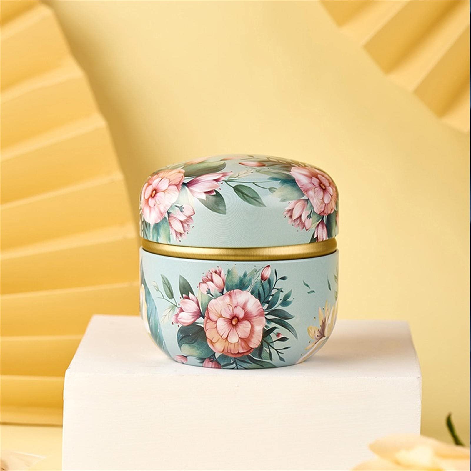 Eco-Friendly Mini Portable Tin Cans - Yoco Tea Containers, Candle Holders, Candy & Snack Storage, Jewelry Boxes (Green) - Perfect for Home Organization, DIY Crafts & Gift Packaging