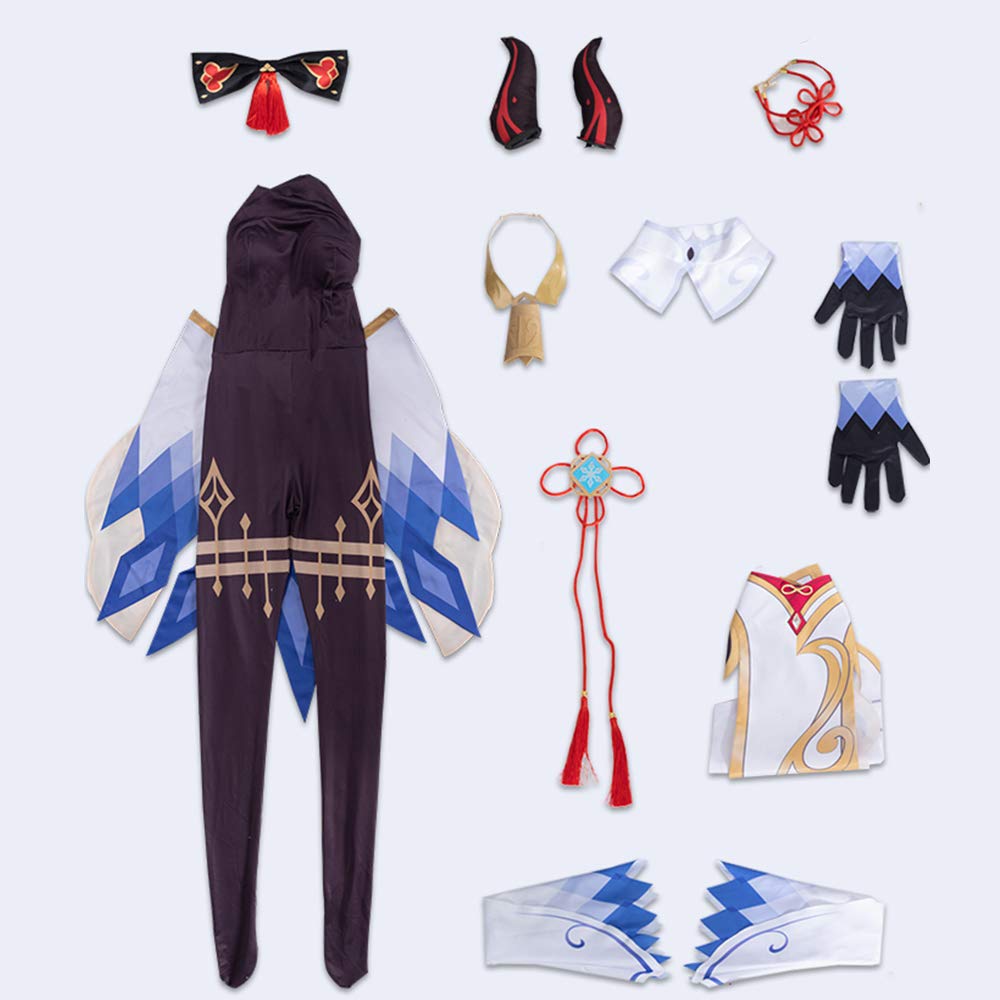 Genshin Impact Ganyu Cosplay Costume - Official Anime Game Character Dress for Halloween, Conventions & Cosplay Events