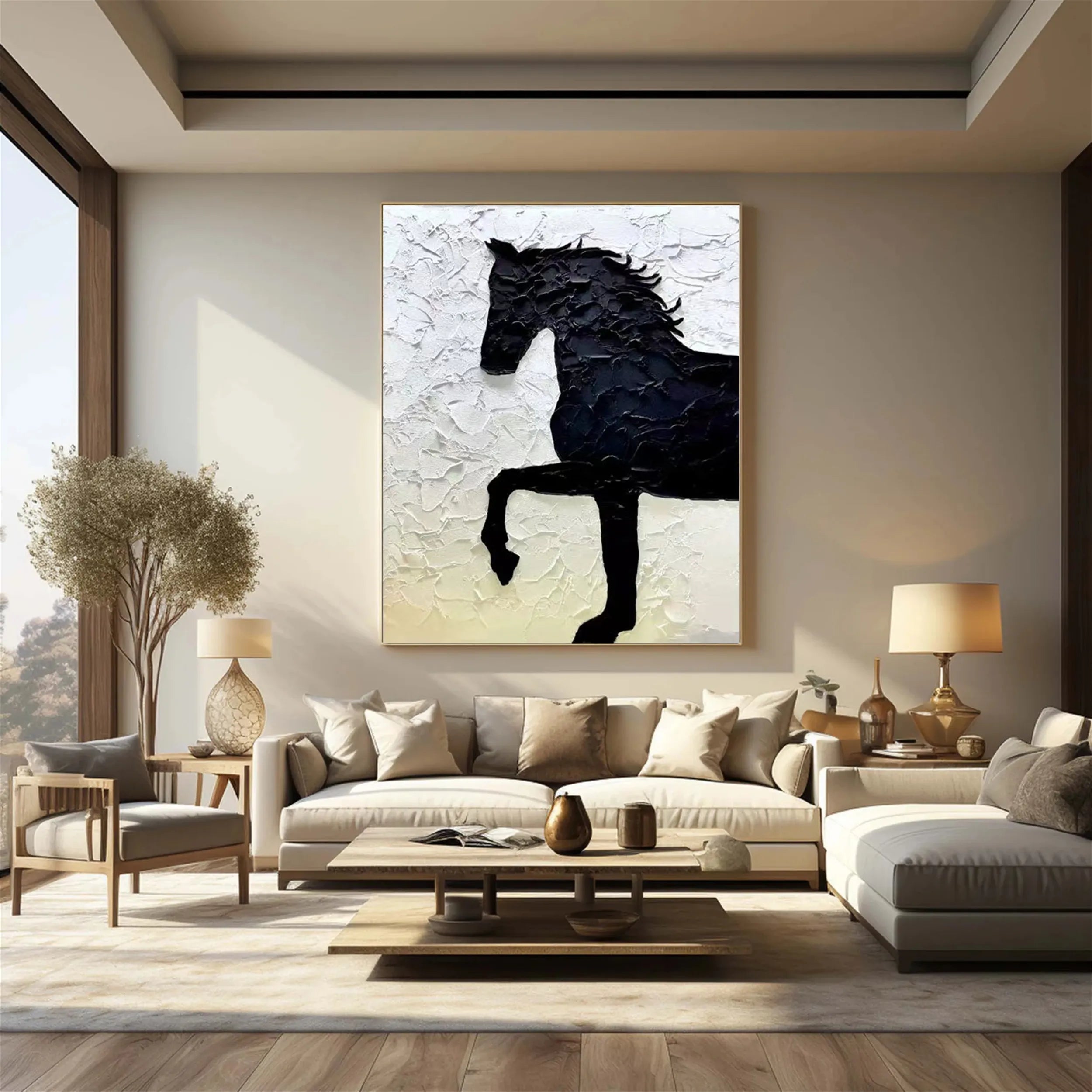 Animal Art Painting #AP015 - Handmade Wildlife Canvas Art for Home & Office Decor - Perfect for Living Room, Bedroom, or Gift