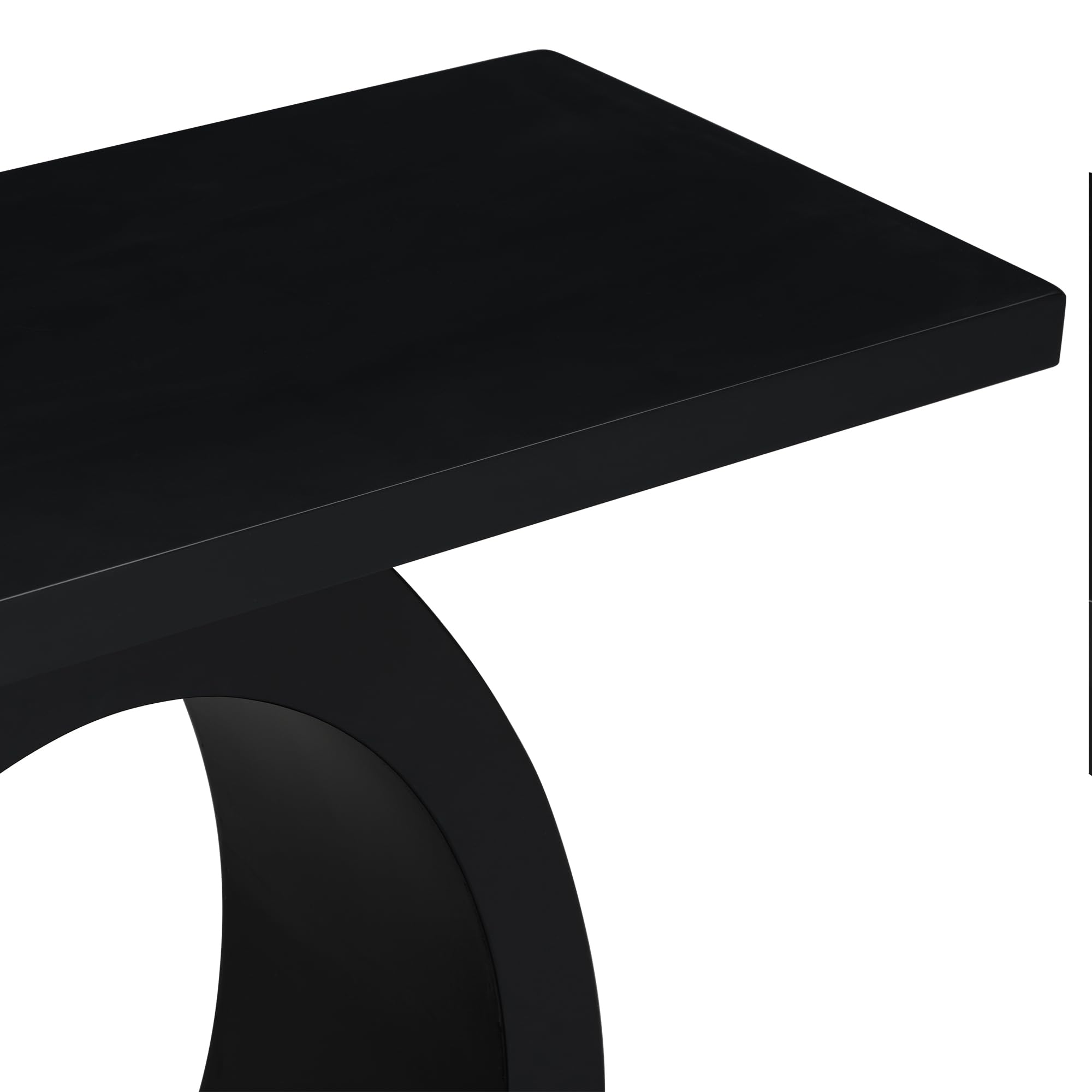 Knocbel Minimalist Wooden Sofa Console Table - 39.4