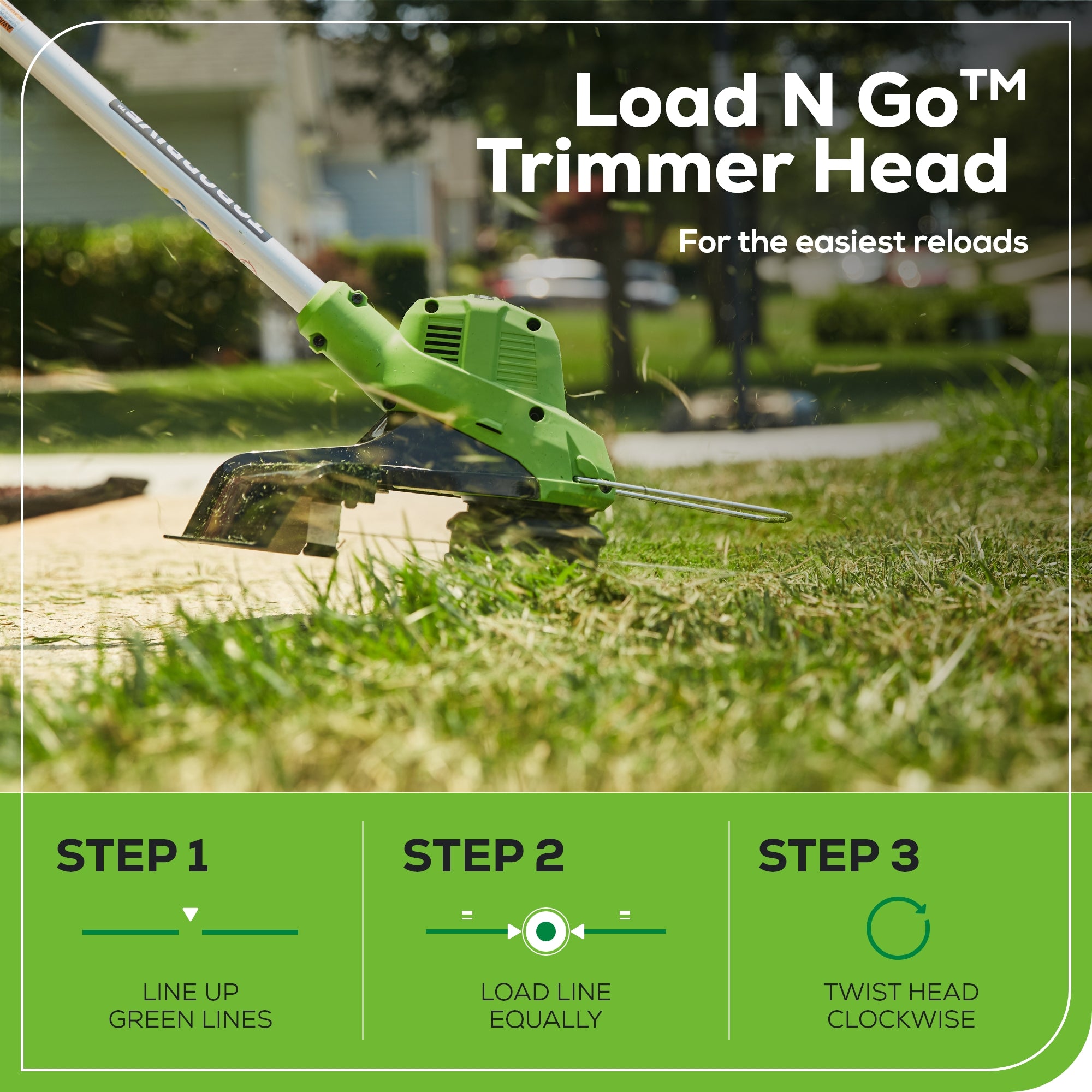 40V 15-Inch Cordless String Trimmer with 2.0Ah Battery & Fast Charger - Lightweight Weed Eater for Lawn Edging and Yard Maintenance (2nd Generation)