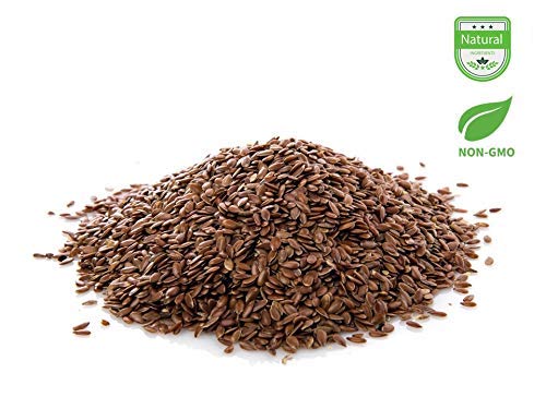 Organic Whole Raw Flax Seeds 5 lb Bulk - Premium Golden Flaxseed for Baking, Smoothies, Yogurt & Healthy Snacks | High in Omega-3 & Fiber | Vegan, Keto & Gluten-Free Superfood