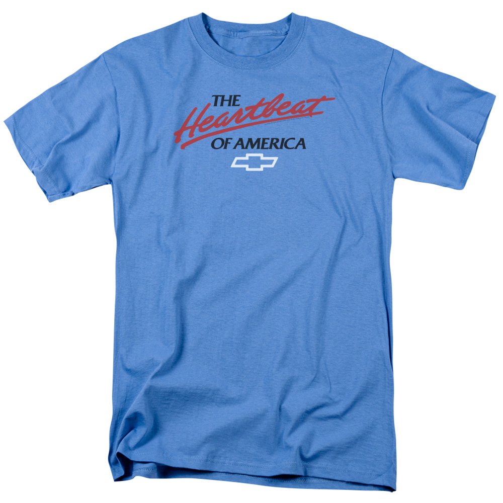 Chevrolet Heartbeat of America Unisex T-Shirt for Men & Women - Casual Wear, Car Enthusiast Gift, American Pride Apparel