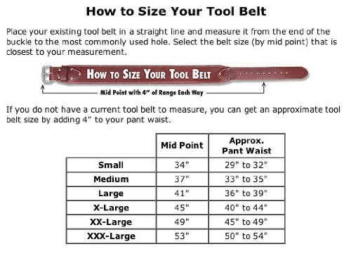Occidental Leather 5080DBLH XXL Pro Framer Tool Belt Set with Double Outer Bags - Left Hand, XX-Large Size for Construction Workers & Carpenters | Perfect for Framing, Remodeling & Home Improvement Projects