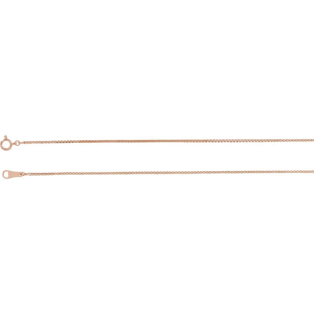 1mm Box Chain Necklace 16