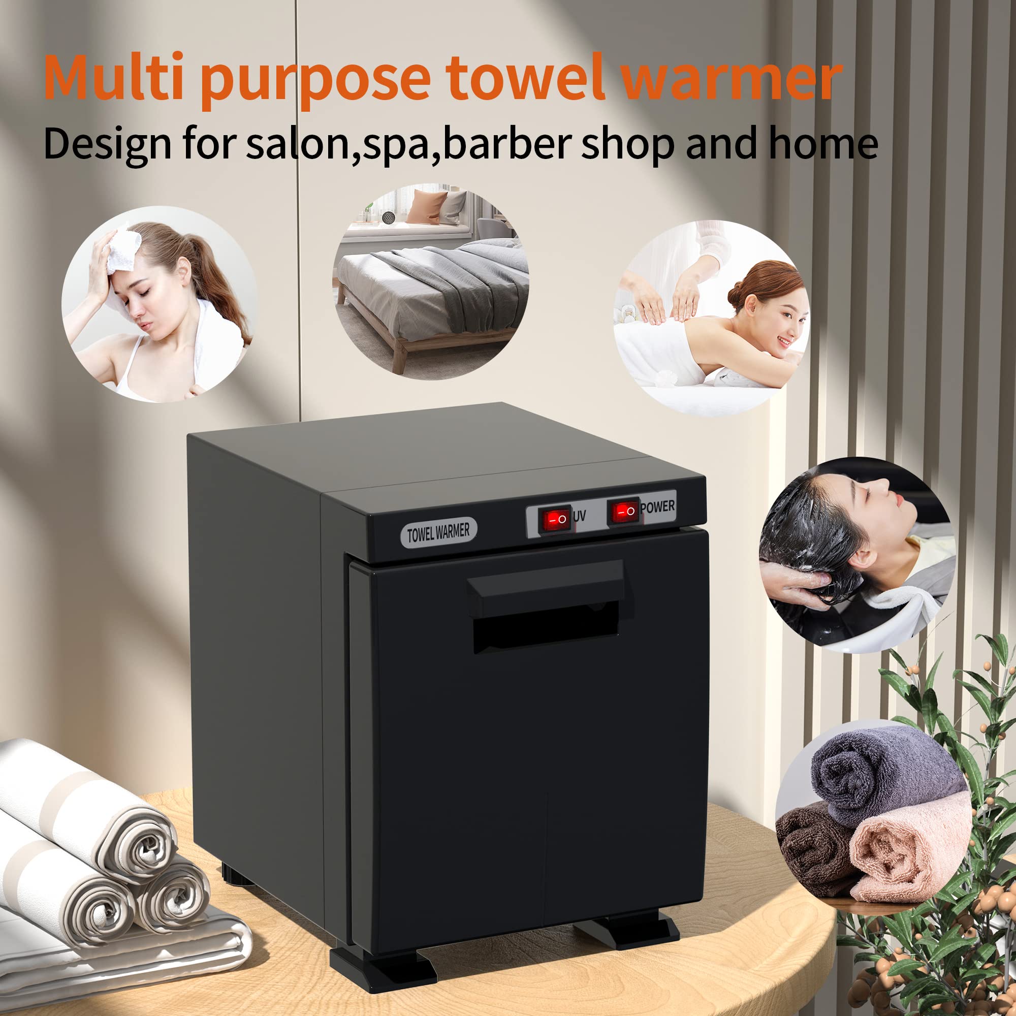 Premium 5L Mini Towel Warmer for Spa & Facial Care - Fast Heating Hot Towel Cabinet for Home Salon, Massage Therapy & Relaxation - Perfect for Facials, Manicures & Luxury Bath Experience