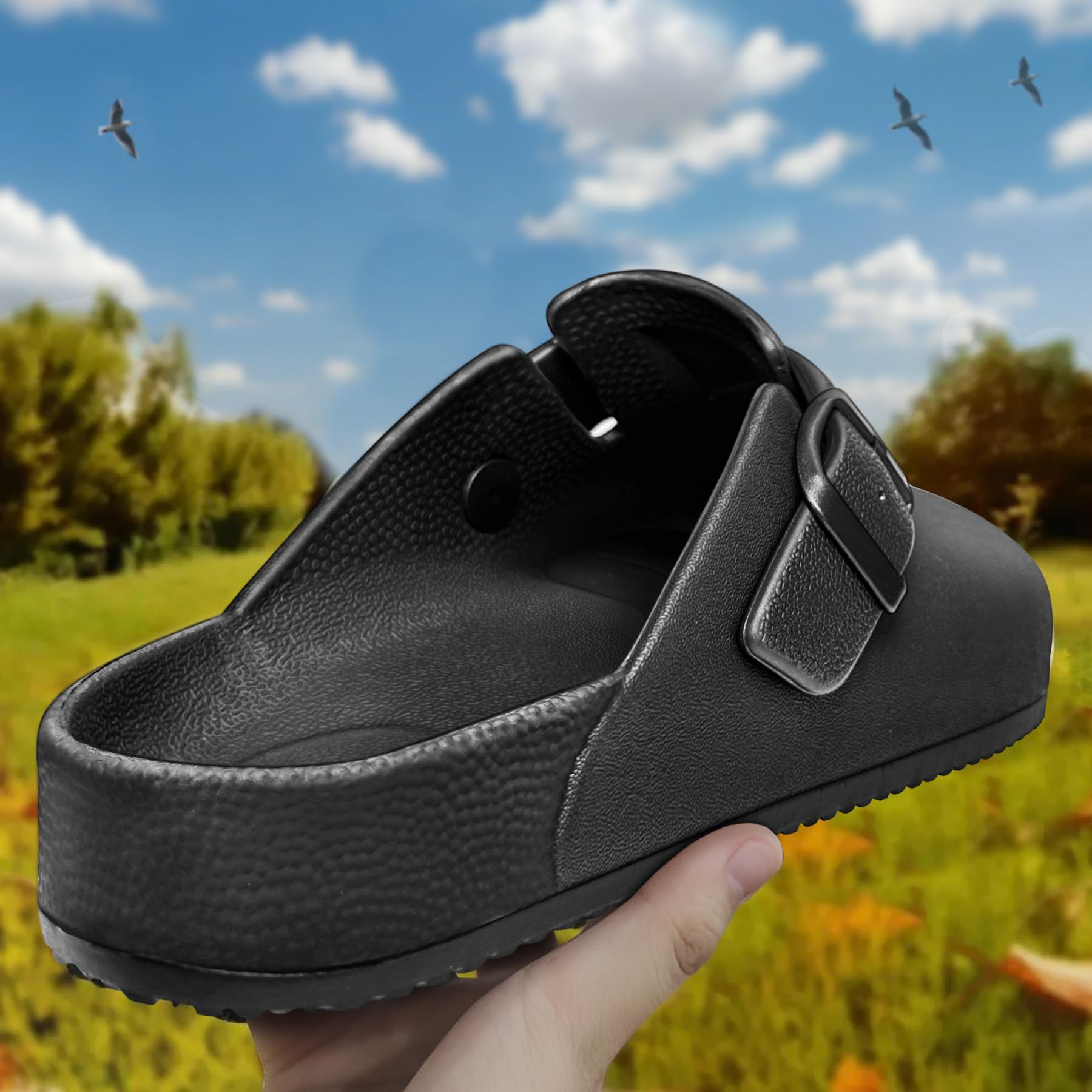 BigAnt Women's Slip-On Clogs - Comfortable Nurse Shoes & Garden Work Mules for Women | Perfect for Healthcare Professionals, Outdoor Gardening & Casual Wear