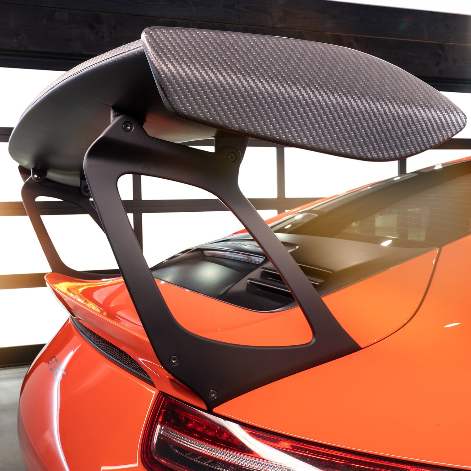 Porsche 991.1 911 GT3 RS Wing Blade with End Caps - High Performance Rear Spoiler for Track & Street Racing - Perfect for Car Enthusiasts & Motorsport Upgrades