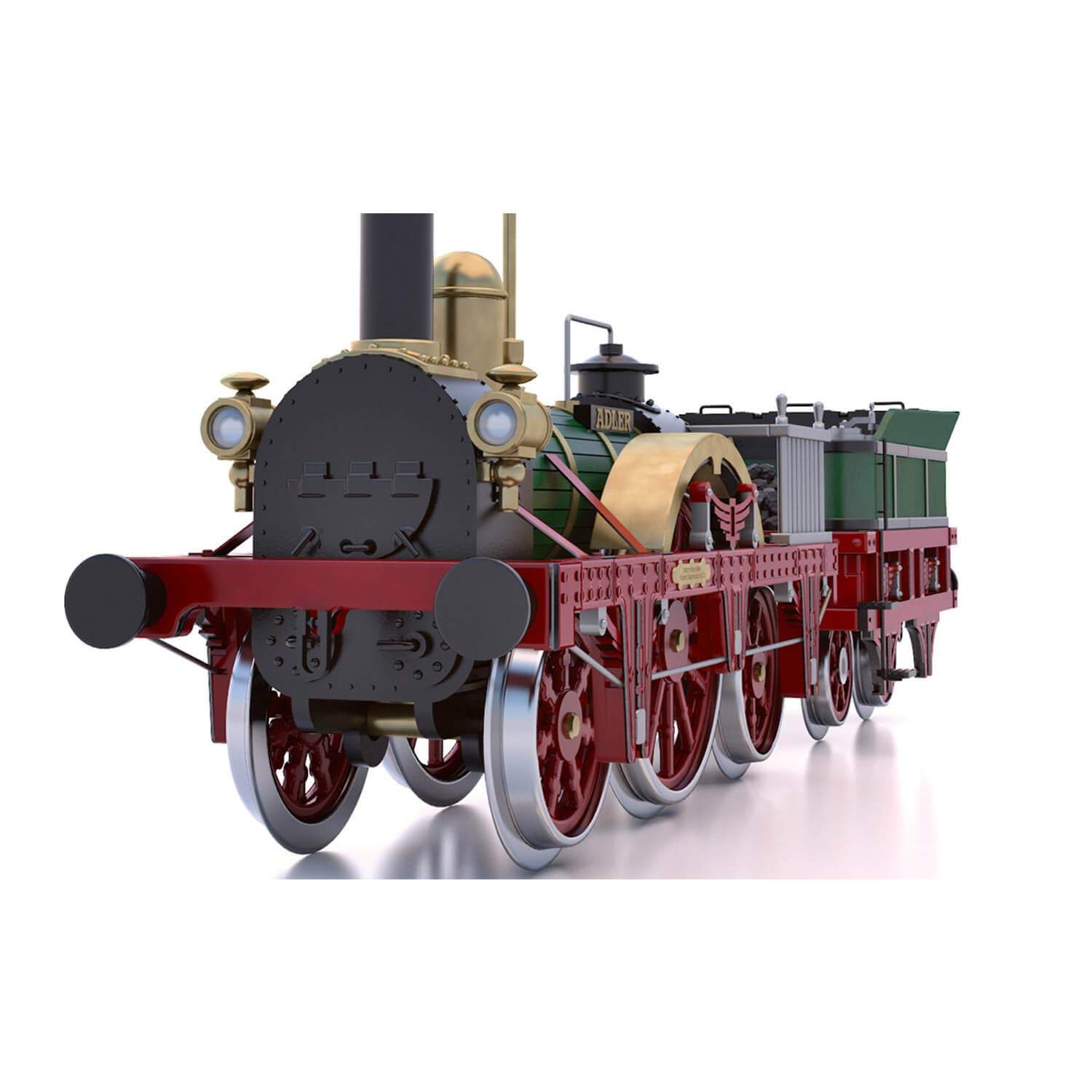 54001 Adler Locomotive 1:24 Scale Model Kit - Premium German Steam Train Building Set for Collectors & Hobbyists | Perfect for Display, Gifts & Railway Enthusiasts