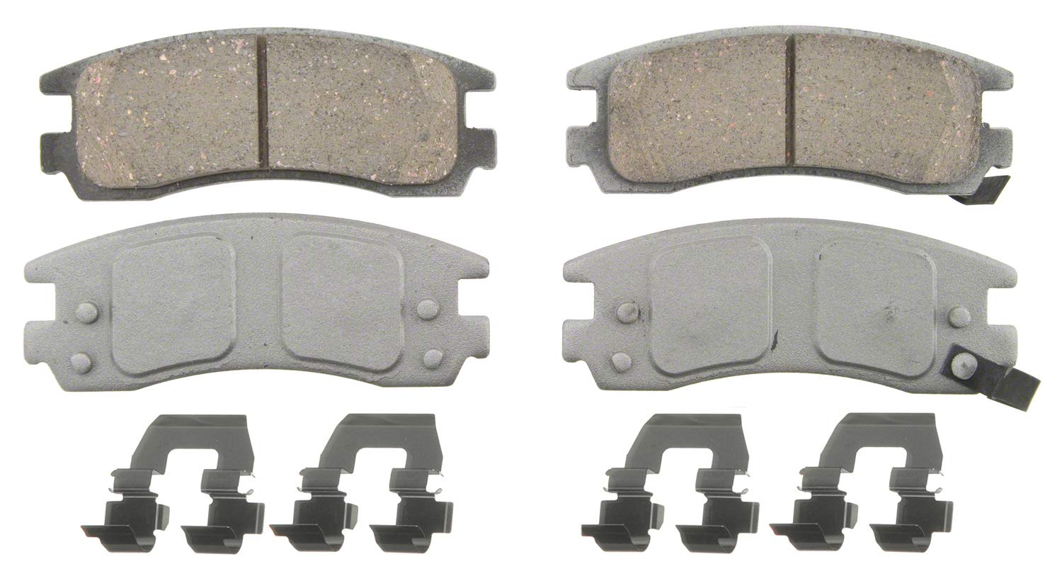Wagner ThermoQuiet QC814 Ceramic Disc Brake Pads Set - Premium Braking Performance for Cars, Trucks & SUVs - Ideal for Daily Commuting & Highway Driving