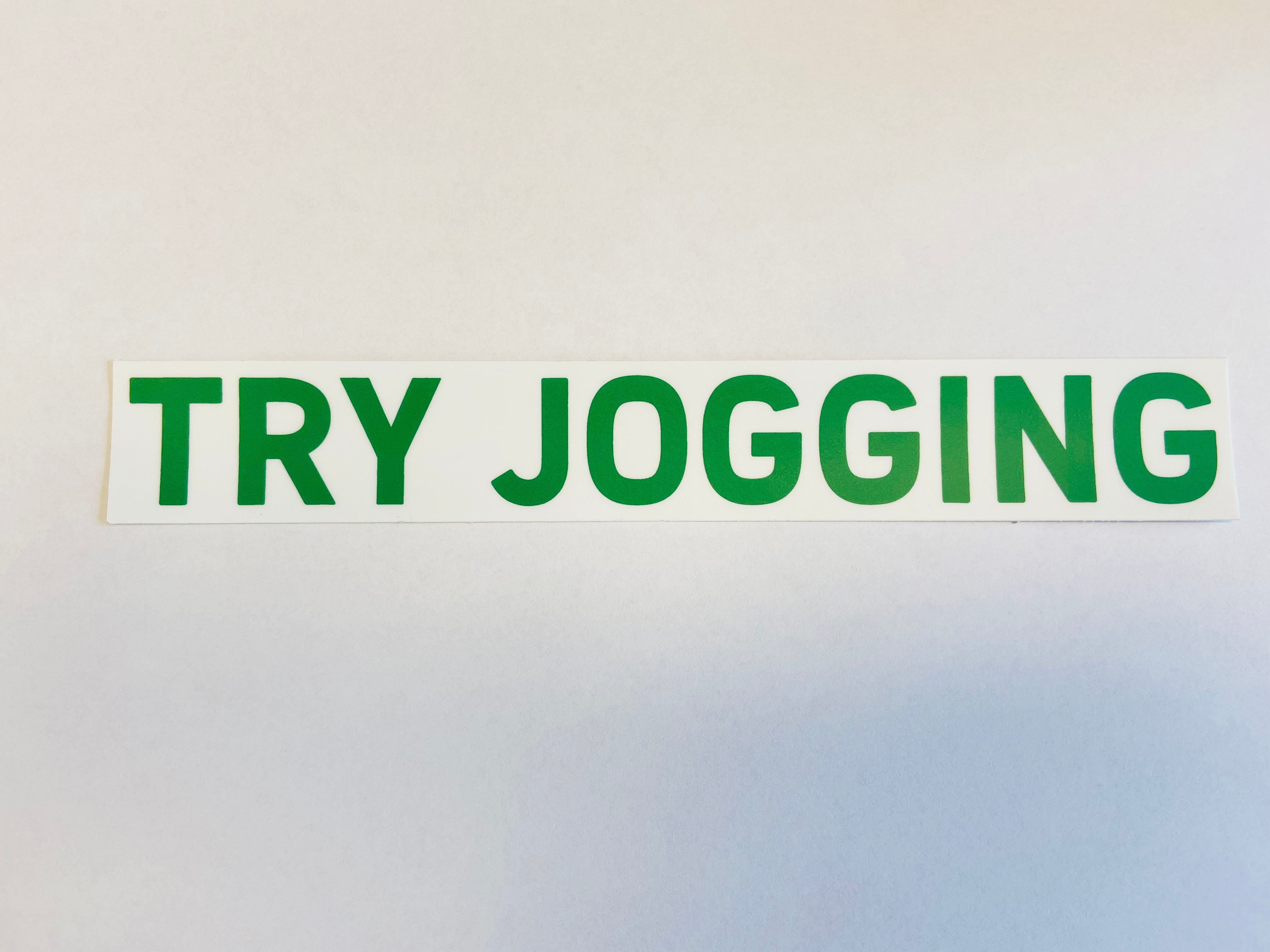 Premium Jogging Decal Stickers - Waterproof & Durable for Running Gear, Shoes, and Fitness Equipment - Perfect for Athletes and Outdoor Enthusiasts