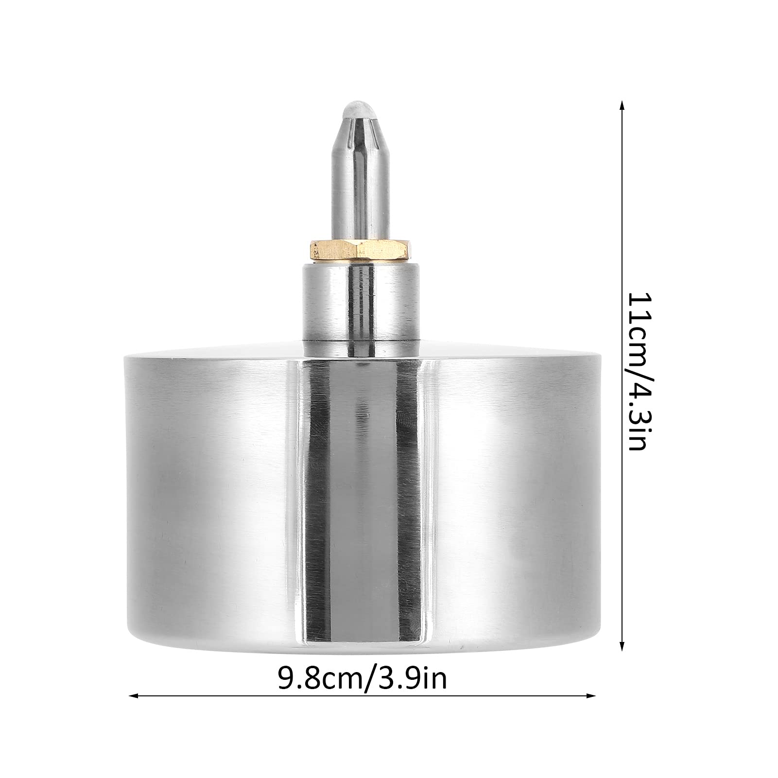 HAOX 400ml Stainless Steel Alcohol Lamp - Thickened Explosion-Proof Lab Burner for Chemistry Experiments, Dental Labs & Heating Applications | Durable Metal Cap Heating Equipment for Scientific Research & DIY Projects