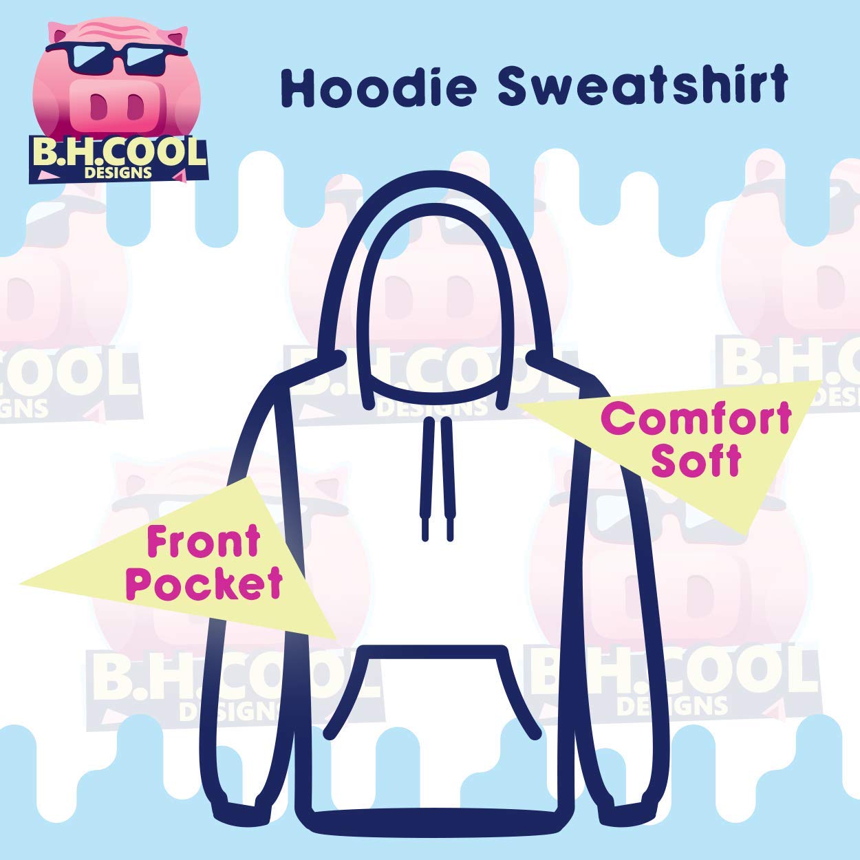 BH Cool Designs 'I Forgot My Ballet Slippers' Men's Soft & Comfortable Pullover Hoodie - Perfect for Dance Rehearsals, Casual Wear & Gym Workouts
