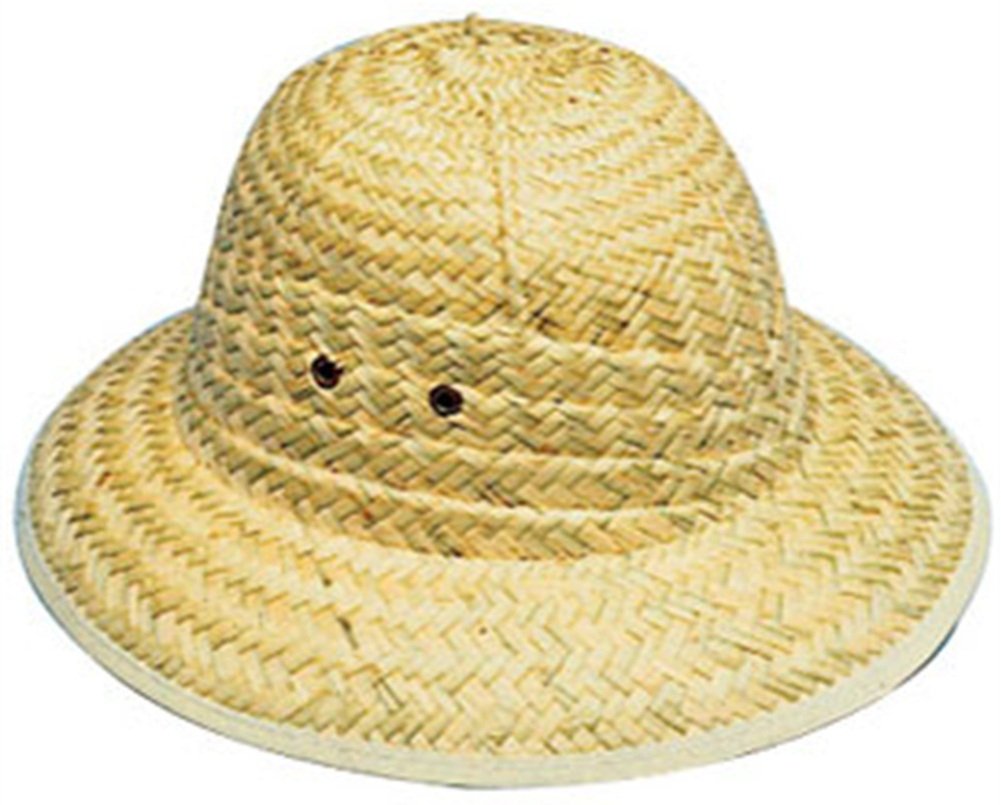Vintage Safari Pith Helmet for Adults - Costume Accessory for Halloween, Cosplay & Adventure Theme Parties - Perfect for Jungle Explorer, Safari & Colonial Costumes