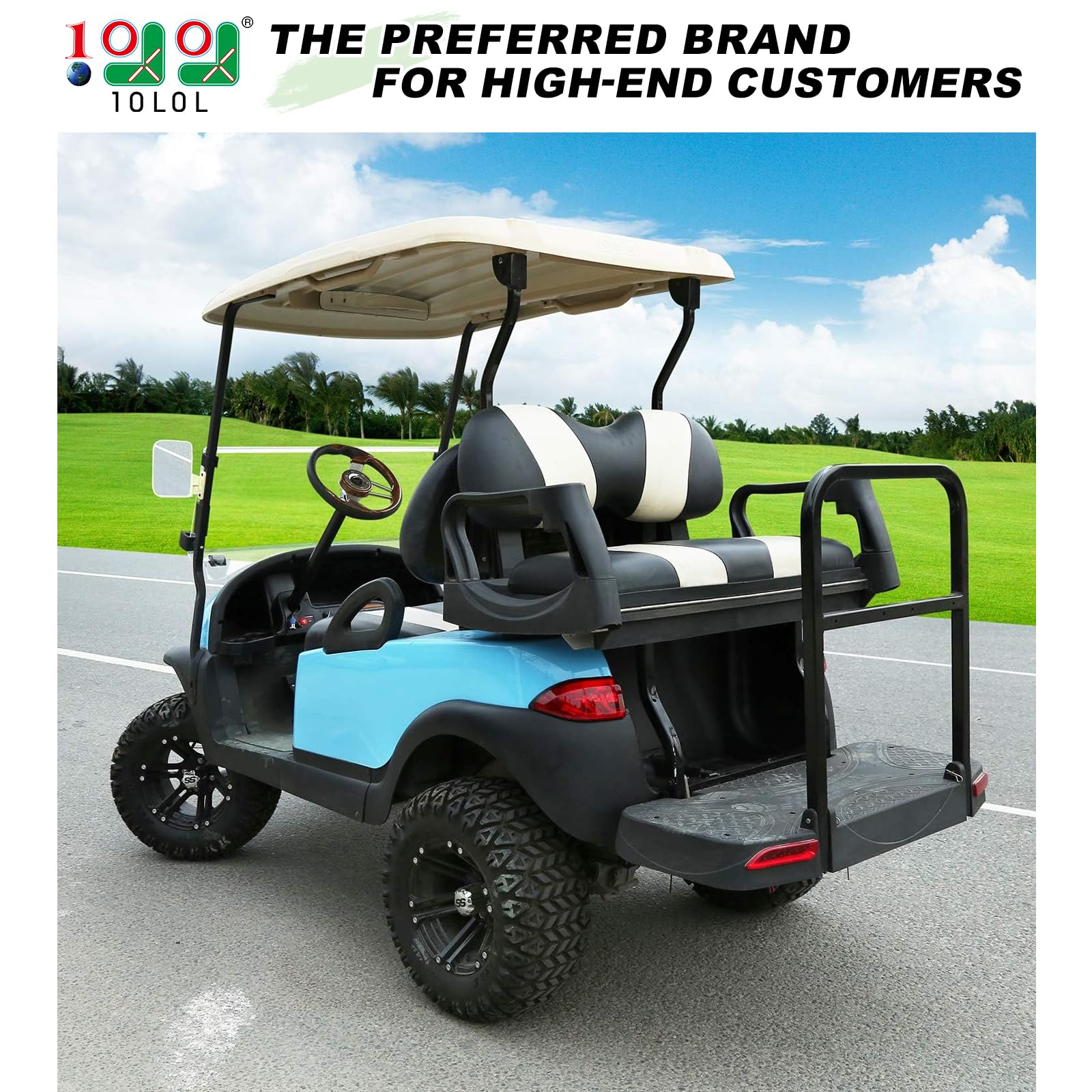 **Deluxe 12V Golf Cart Light Kit for Club Car Precedent 2004-2019 - Street Legal Headlight, Taillight, Turn Signals, Switch, Horn & Brake Pad - Perfect for Night Driving & Safety Enhancement**