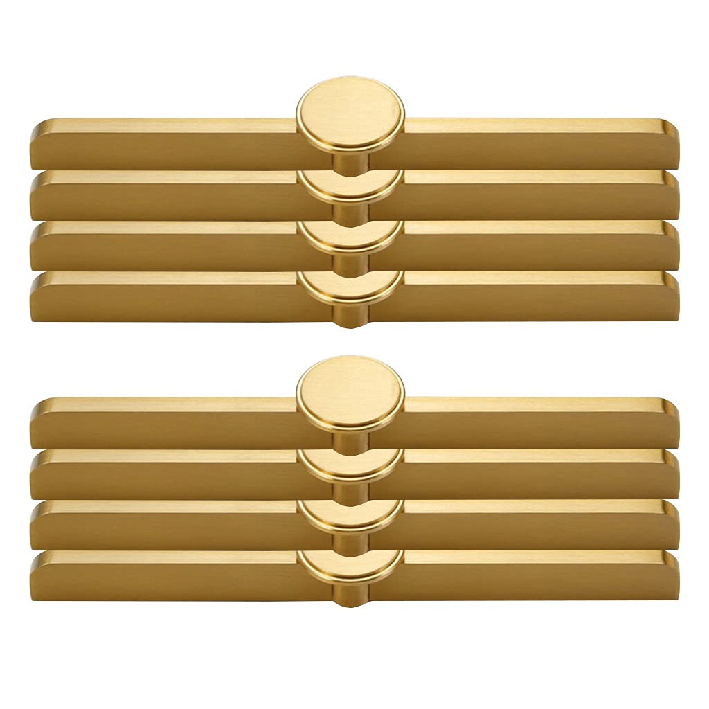 Luxury European Style Solid Brass Cabinet Door Handles - Gold Pulls for Drawers & Cabinets (180x21x7mm) - Elegant Upgrade for Kitchen, Bathroom & Wardrobe Furniture